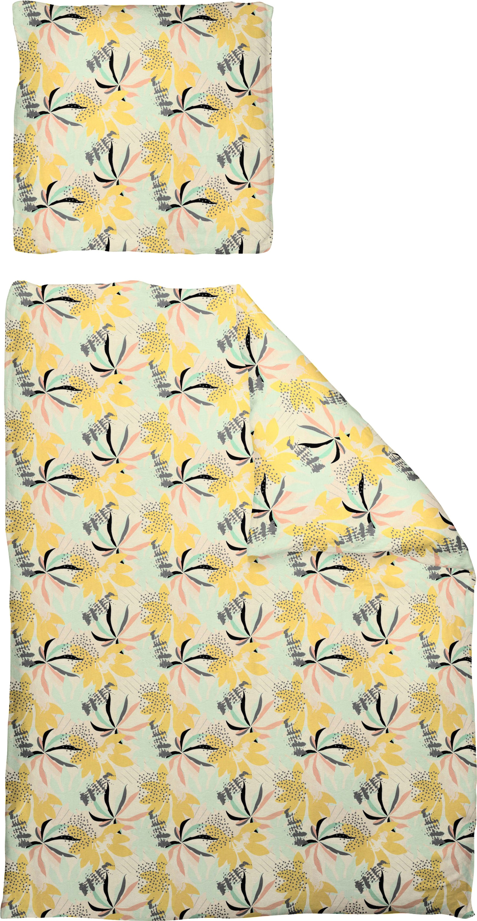 Adam Bettwäsche "Jungle" 2 Stk. aus 100 % Bio-Baumwolle, 2 teilig - Bettwäs günstig online kaufen