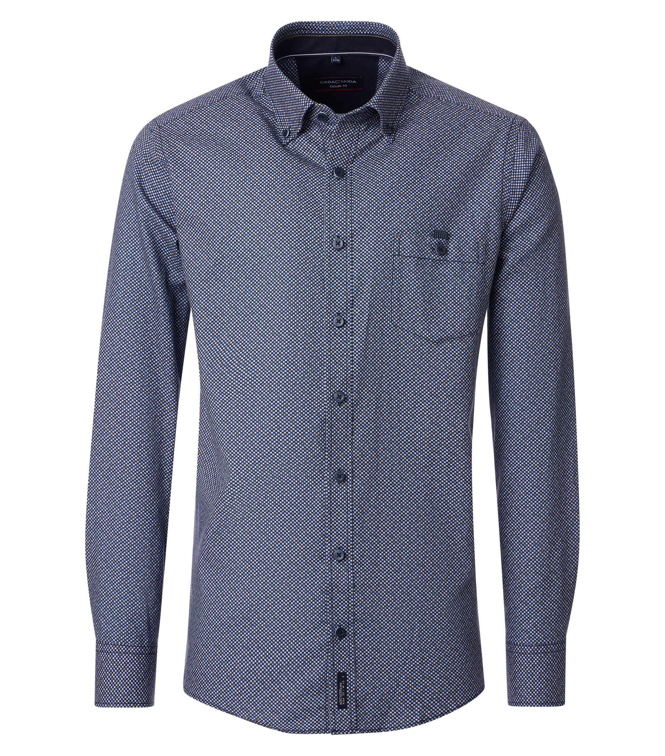 CASAMODA Langarmhemd "CASAMODA Freizeithemd Print" günstig online kaufen