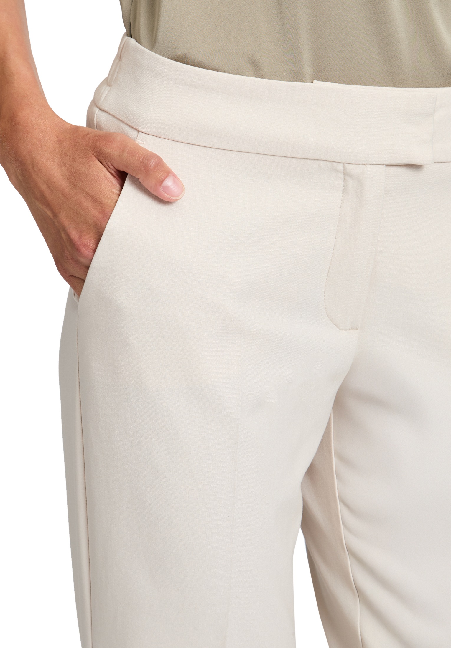Betty Barclay Bügelfaltenhose »Betty Barclay Businesshose mit Bügelfalte«, Bunddetail