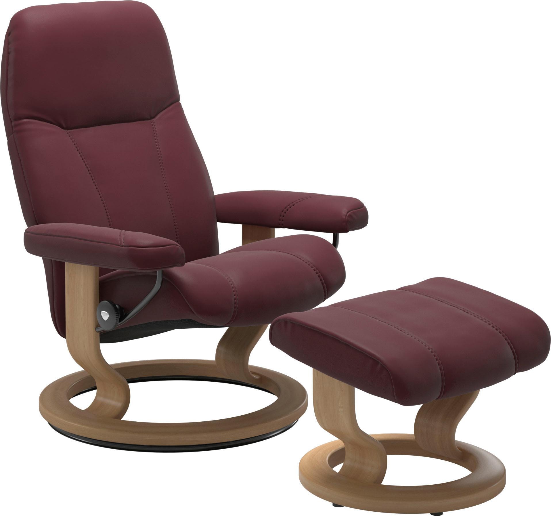 Stressless Relaxsessel "Consul" Set, Relaxsessel mit Hocker, mit Hocker, mi günstig online kaufen