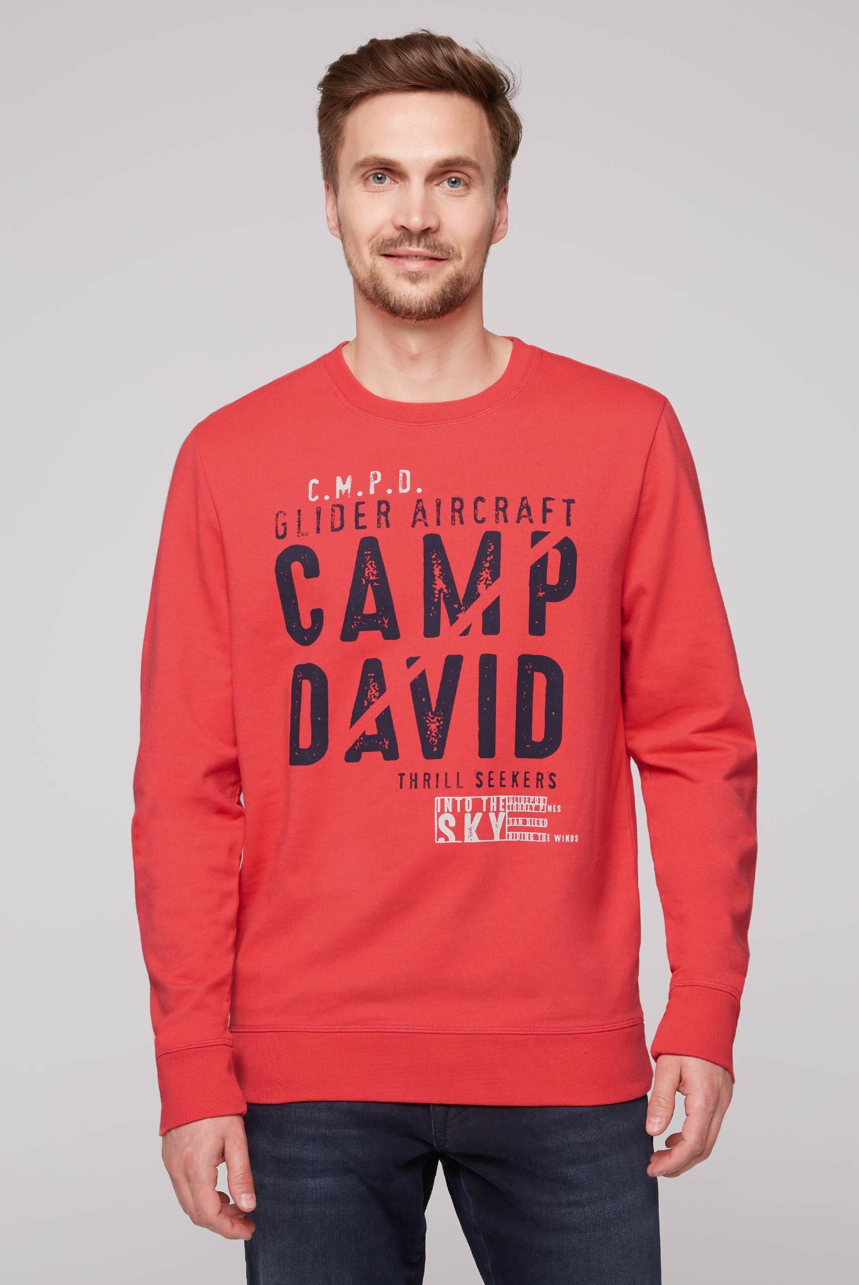 CAMP DAVID Sweater, mit Baumwolle