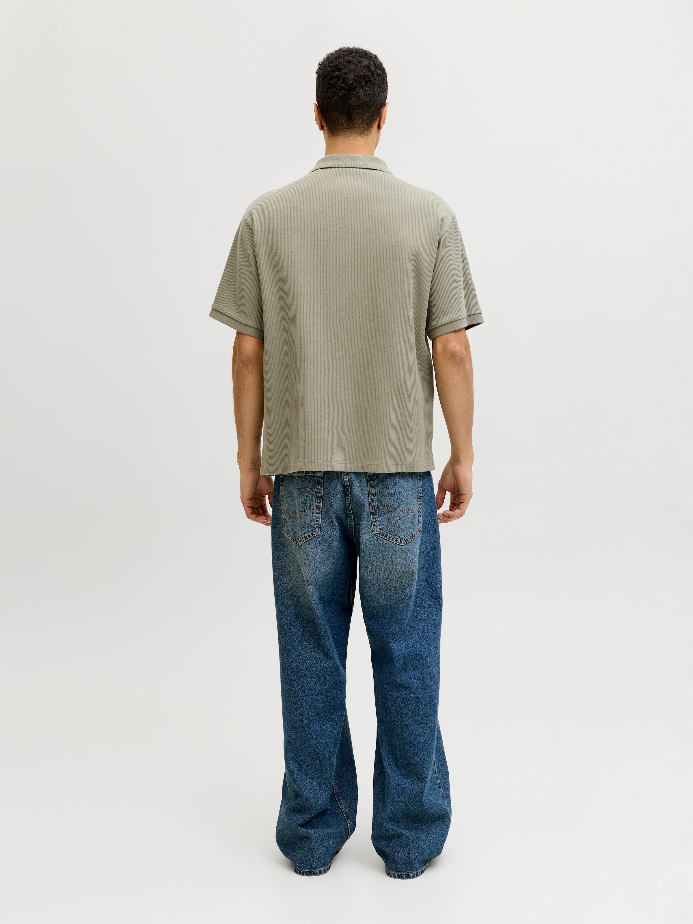 Jack & Jones Poloshirt »JJEHARRISON STRUCTURE POLO SS LN« mit Polokragen