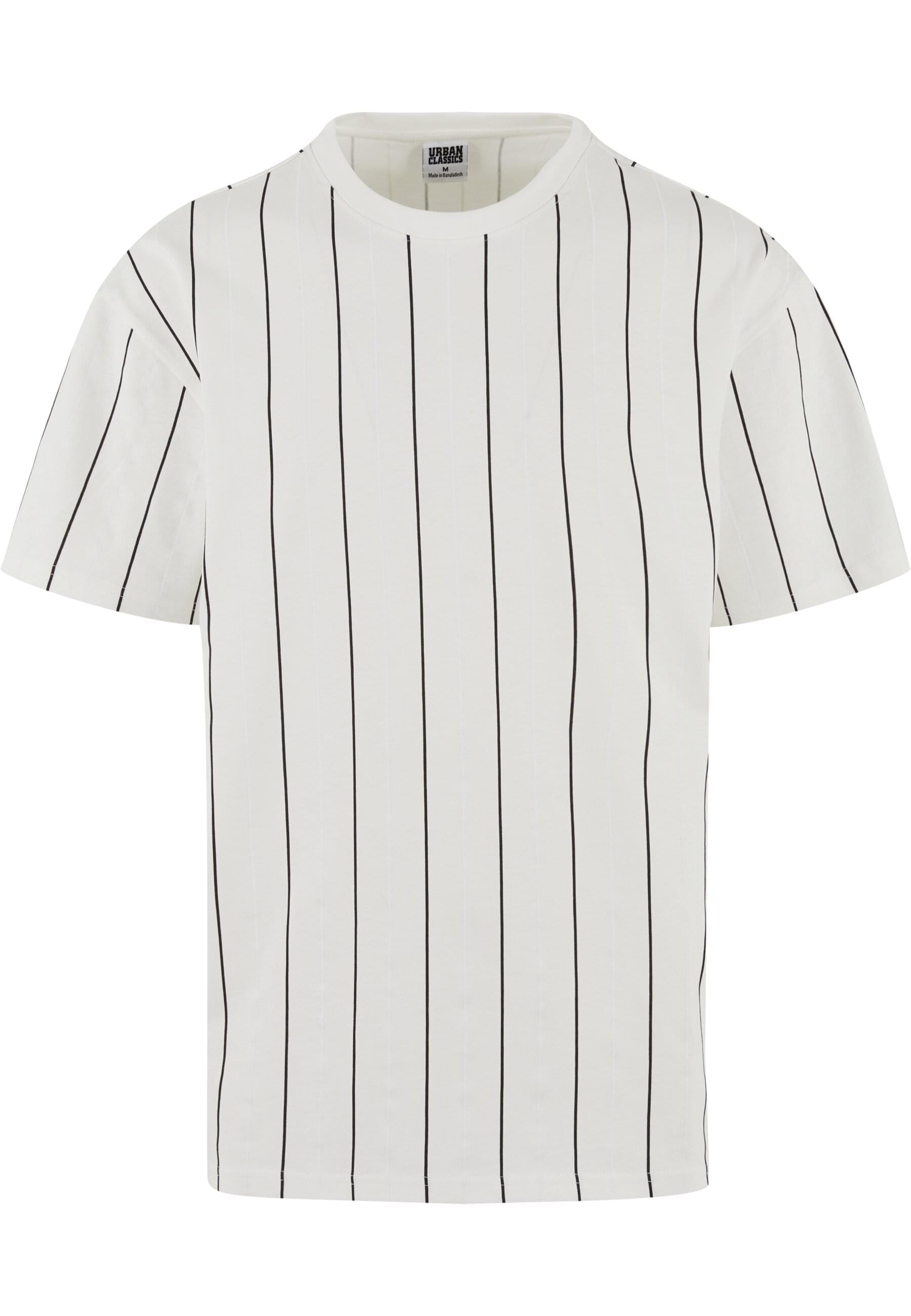URBAN CLASSICS T-Shirt "Urban Classics Printed Pinstripe Tee" 1 Stk. günstig online kaufen