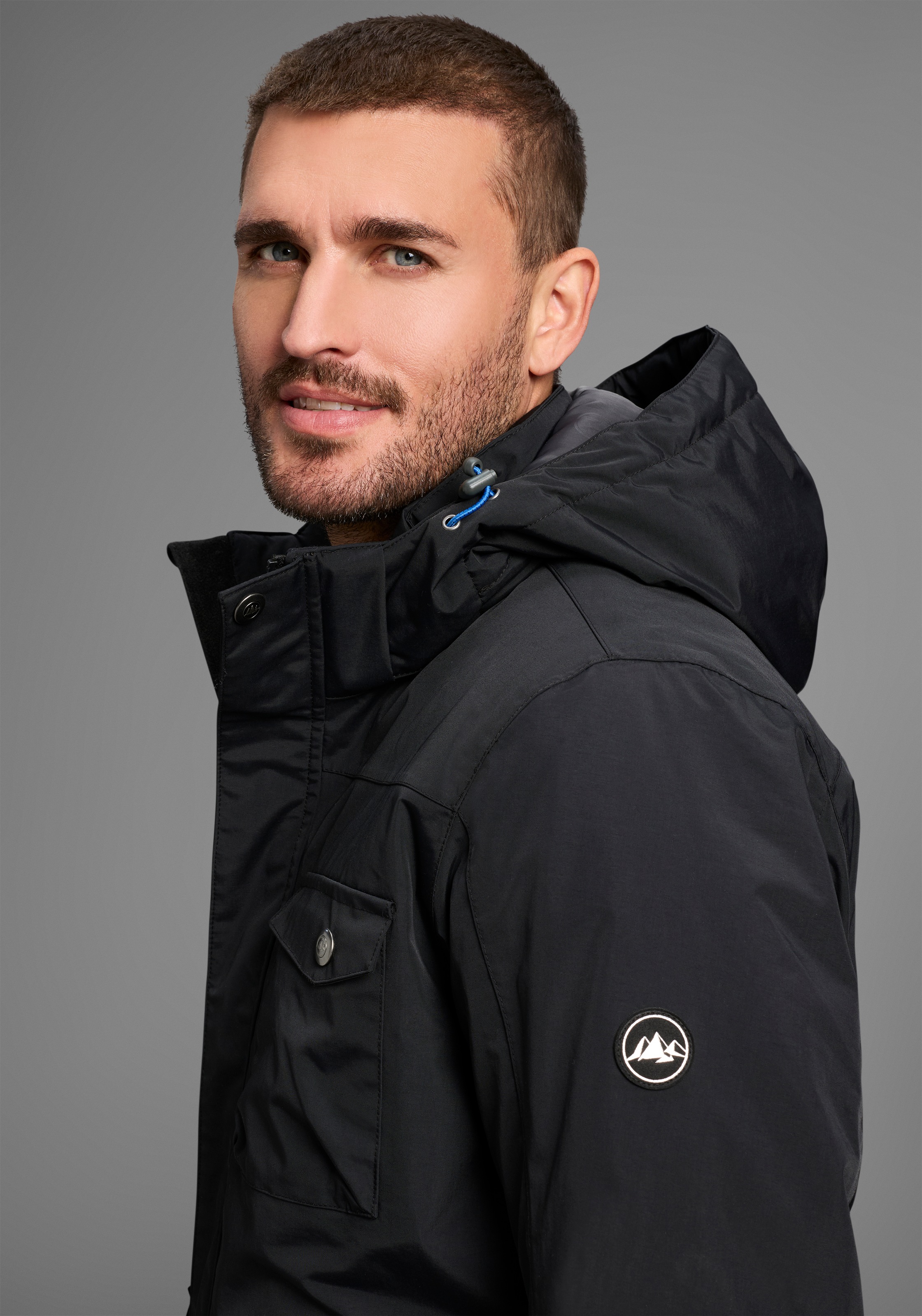 Thumbnail - Polarino mit Kapuze Wassersäule 3000 mm, verschweißte Nähte