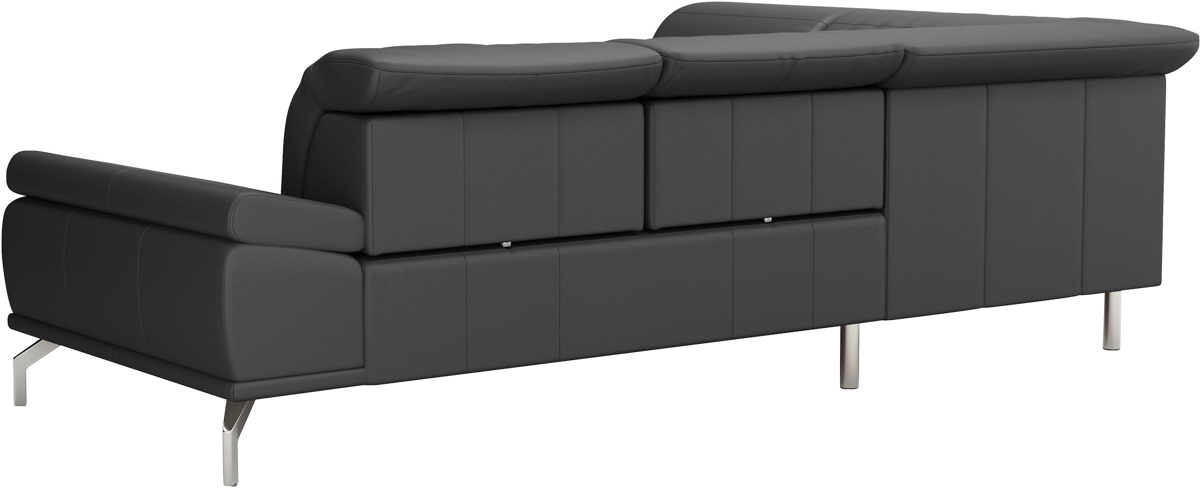 Places of Style Ecksofa »Caluna«, Inkl.Sitztiefenverstellung, wahlweise mit Kopf- und Armteilverstellung