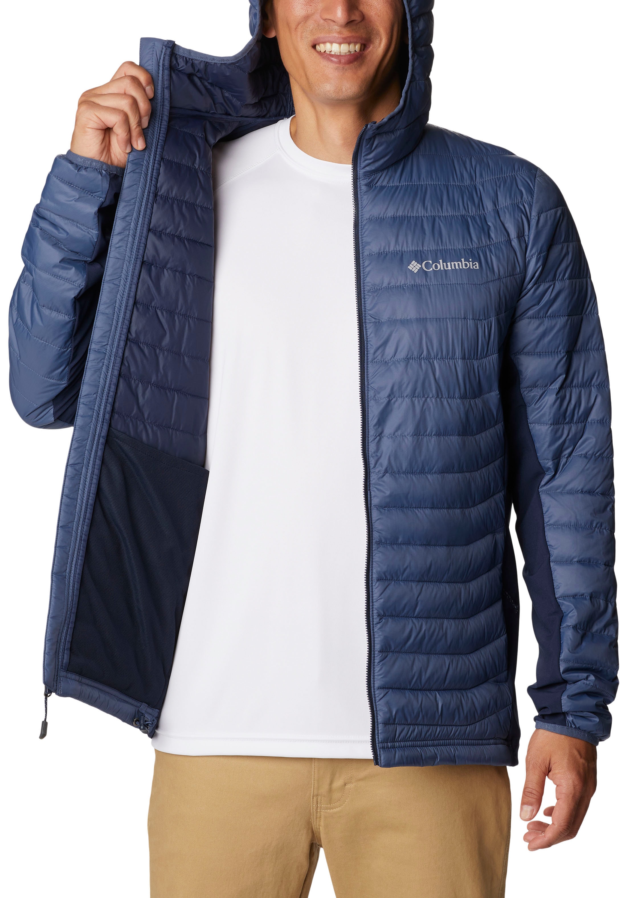 Columbia Steppjacke "POWDER PASS", mit Kapuze