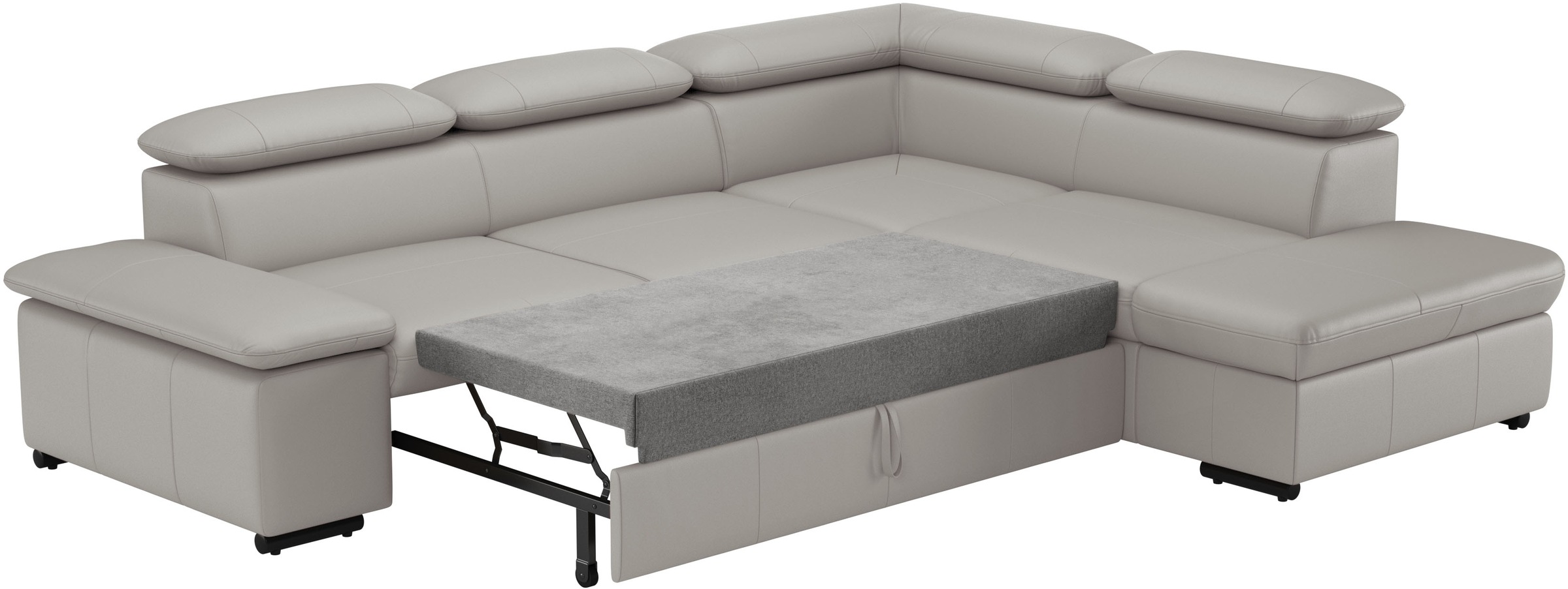 sit&more Ecksofa »Alcudia L-Form«, mit Armteilverstellung, optional Kopfteilverstellung und Bettfunktion