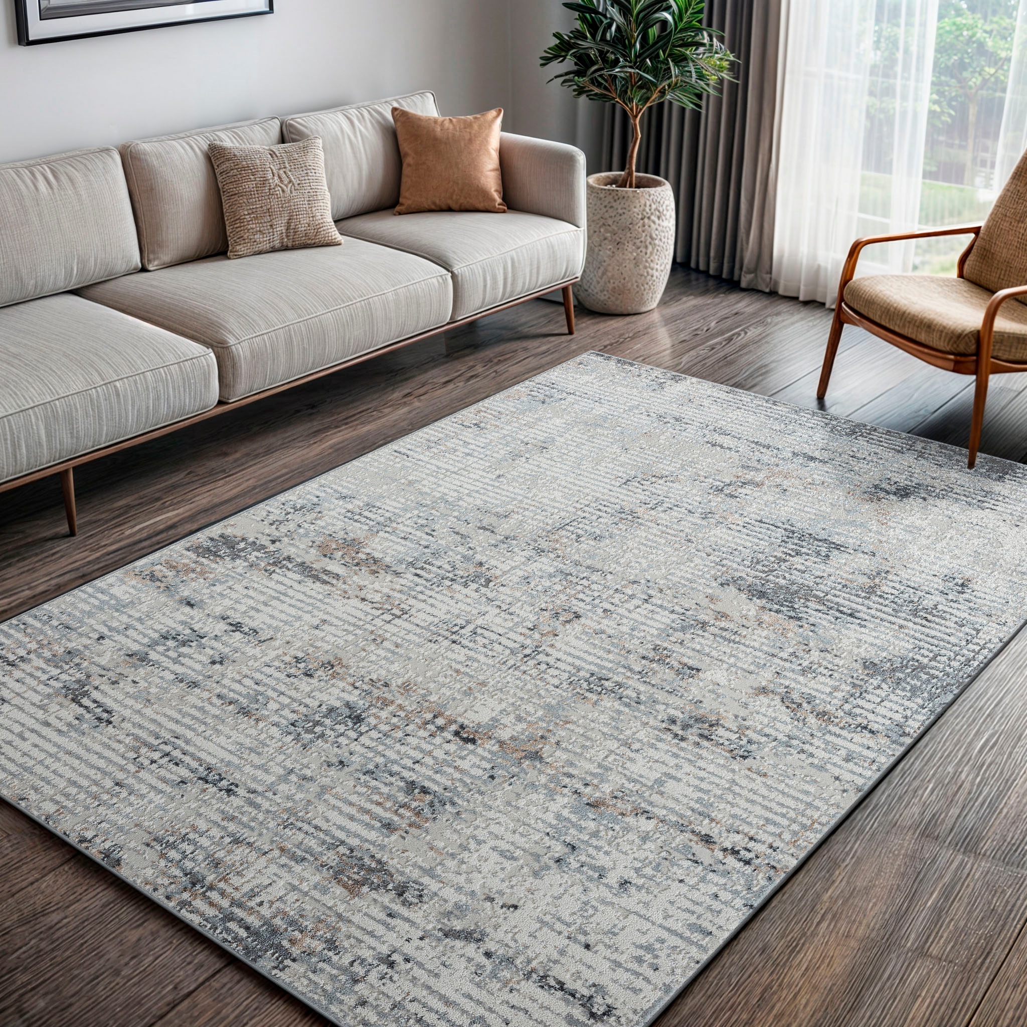 OTTO home Teppich "Kaylan, LAGERRÄUMUNG" rechteckig 8 mm Höhe Kurzflor, mod günstig online kaufen