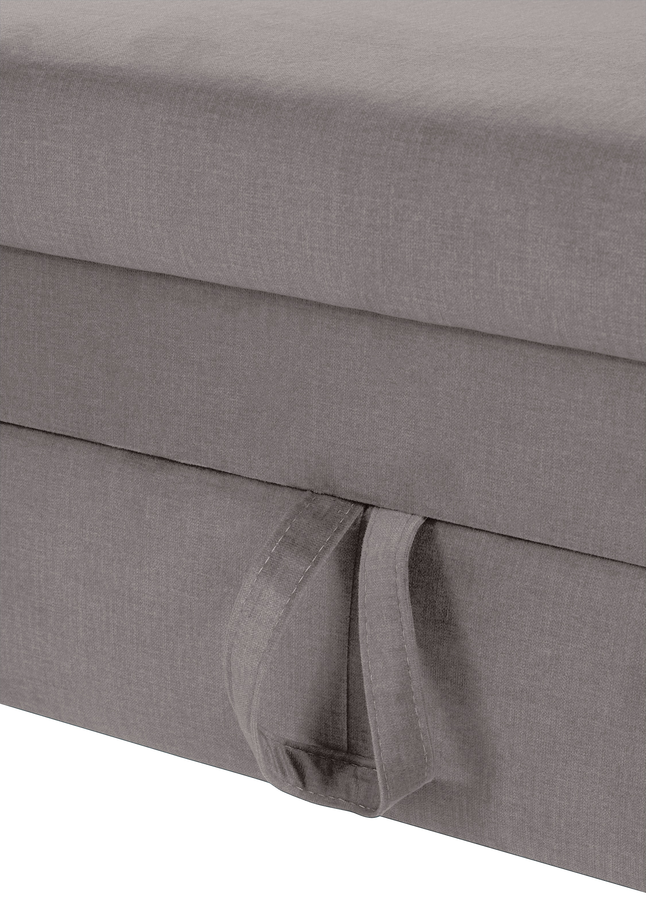 COTTA Ecksofa »Morven L-Form«, Kopfteilverstellung, wahlweise mit Bettfunktion und Bettkasten