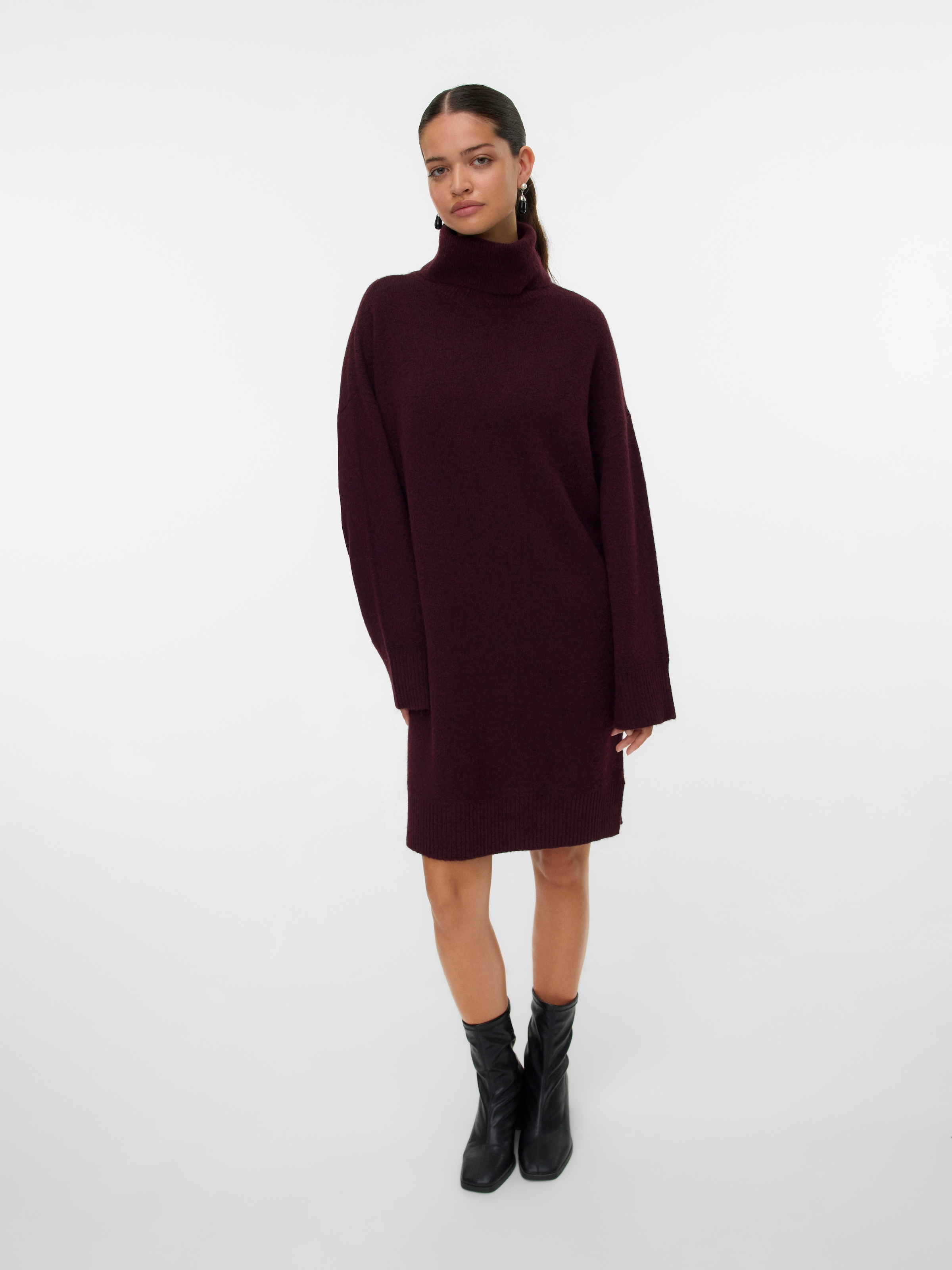 Vero Moda Strickkleid "VMAQUARIUS LS ROLLNECK SHORT DRESS BF" günstig online kaufen