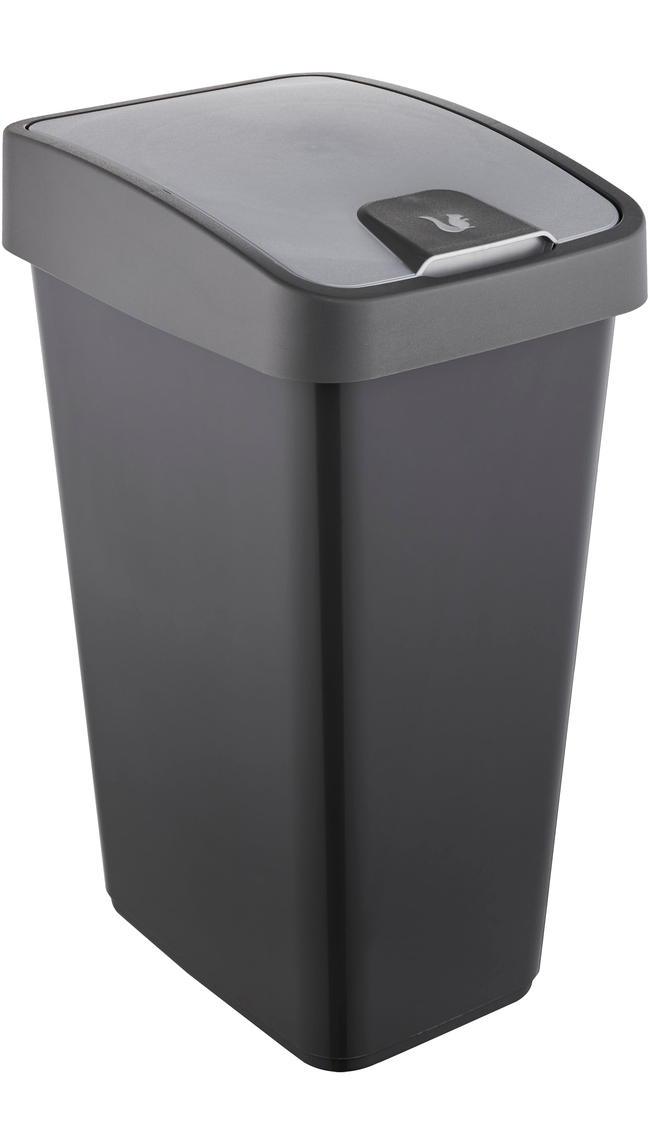 keeeper "magne, Abfallbehälter mit Flip-Deckel, 40 x 30 x 61,5 cm" 1 Behälter 45 l, komfortabler Soft-Touch-Point, Made in Europe