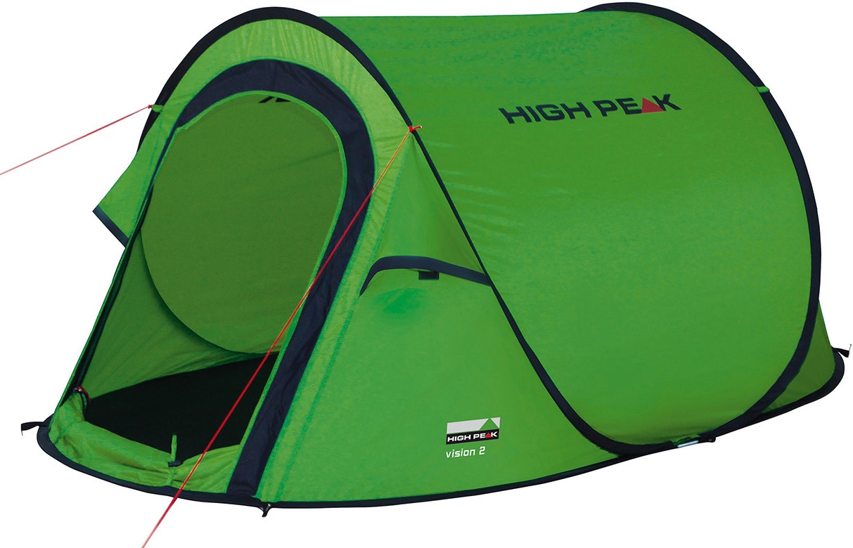 HIGH PEAK Wurfzelt "Vision 2", B/H/L: 140cm x 100cm x 235cm, grün, Zelte