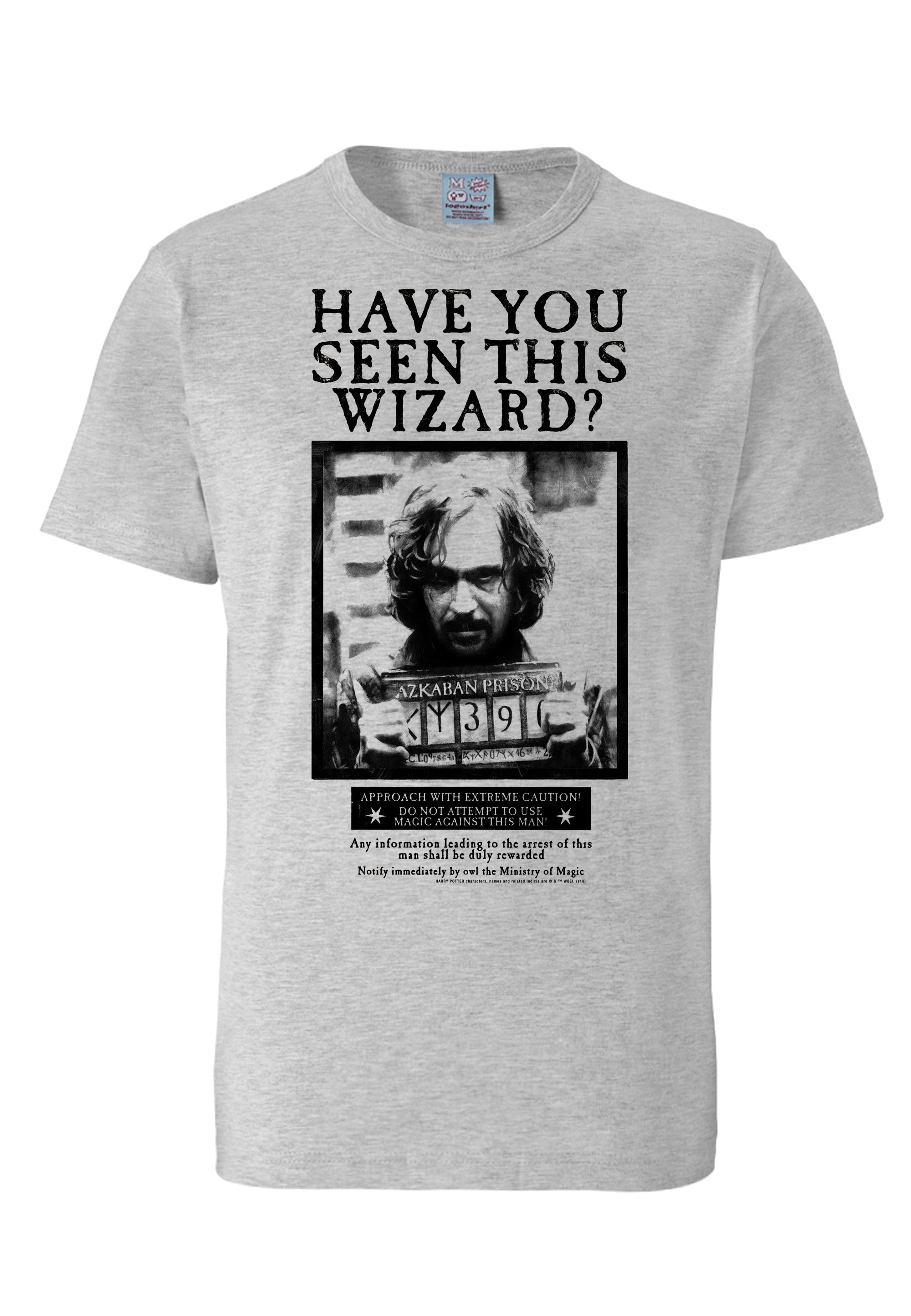 LOGOSHIRT T-Shirt »Harry Potter - Sirius Black - Wanted«, mit Sirius Black-Print