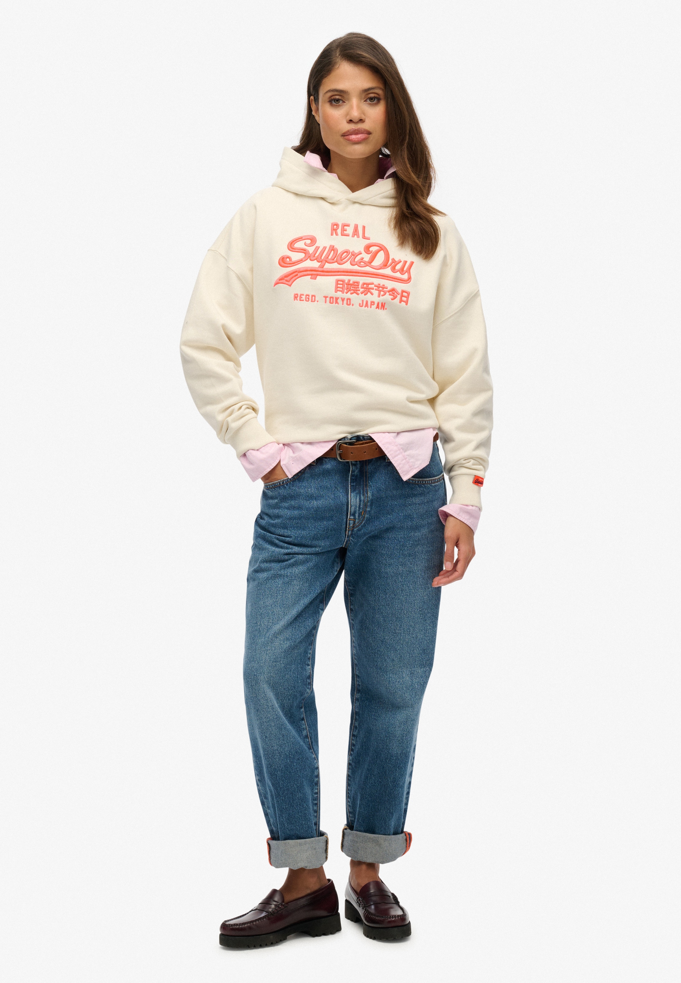 Superdry Kapuzensweatshirt »VL NEON RELAXED HOOD«