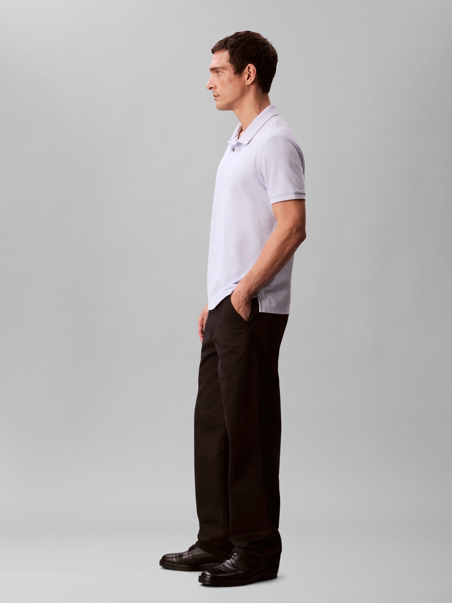 Calvin Klein Poloshirt »SS RFND PQ TPPD CLSS«, Mit Rundhalsausschnitt