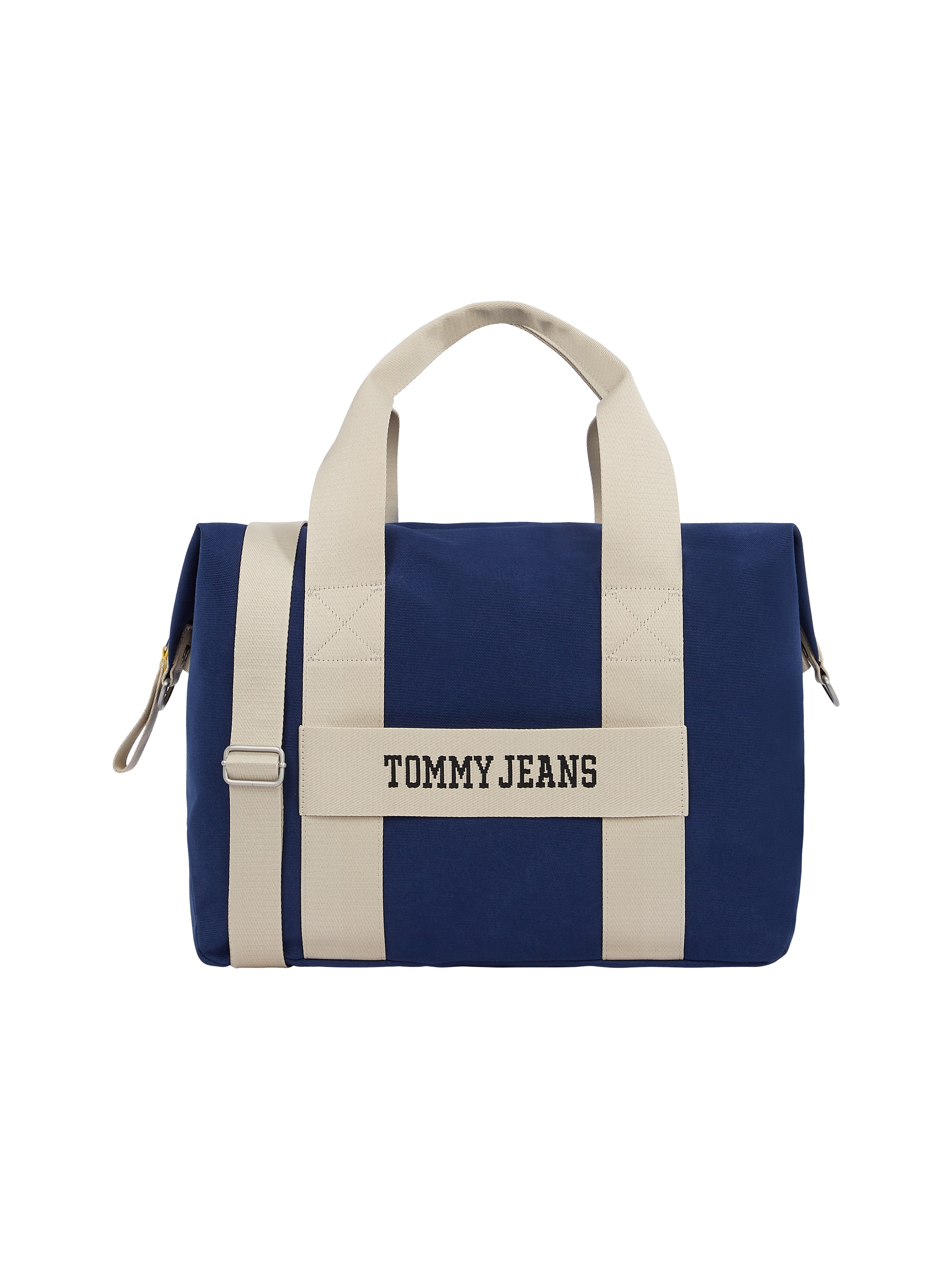 Tommy Jeans Weekender »TJM RETRO COOL DUFFLE«, Unisex Umhängetasche, Henkeltasche, Schultertasche mit Kontrastbesatz