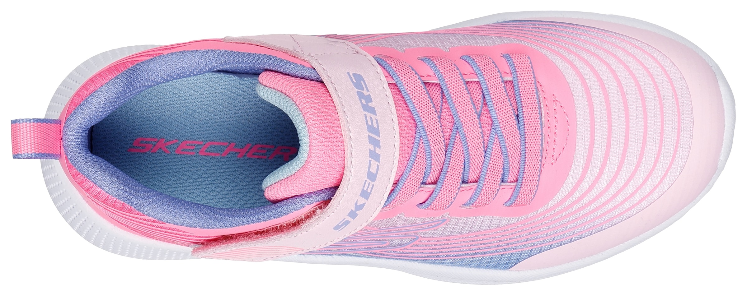 Skechers Kids Sneaker »MICROSPEC ADVANCE«, Klettschuh, Freizeitschuh mit Gummizug und Klettverschluss