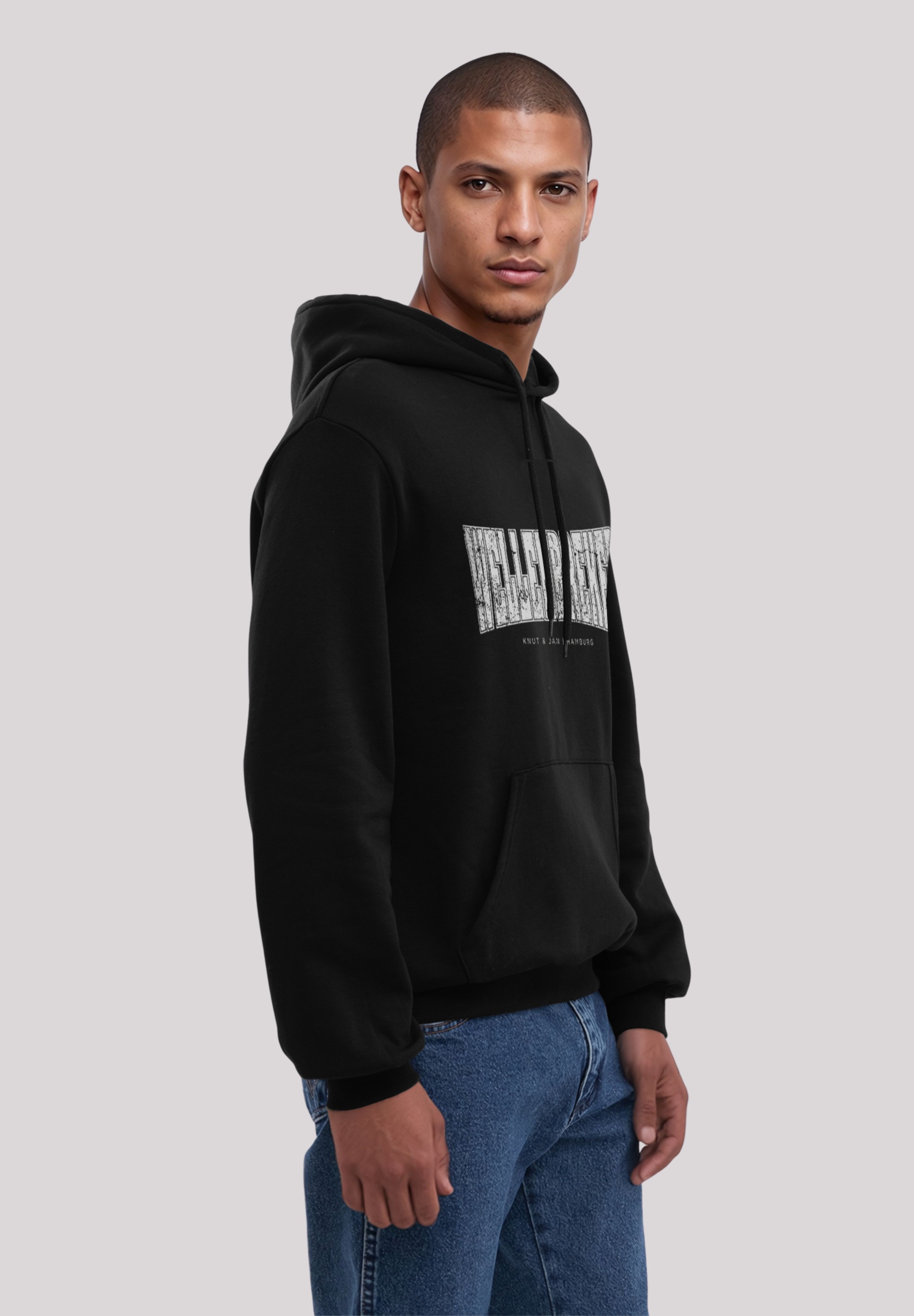 F4NT4STIC Kapuzenpullover »Knut & Jan Hamburg Wellenbreker«, Premium Qualität