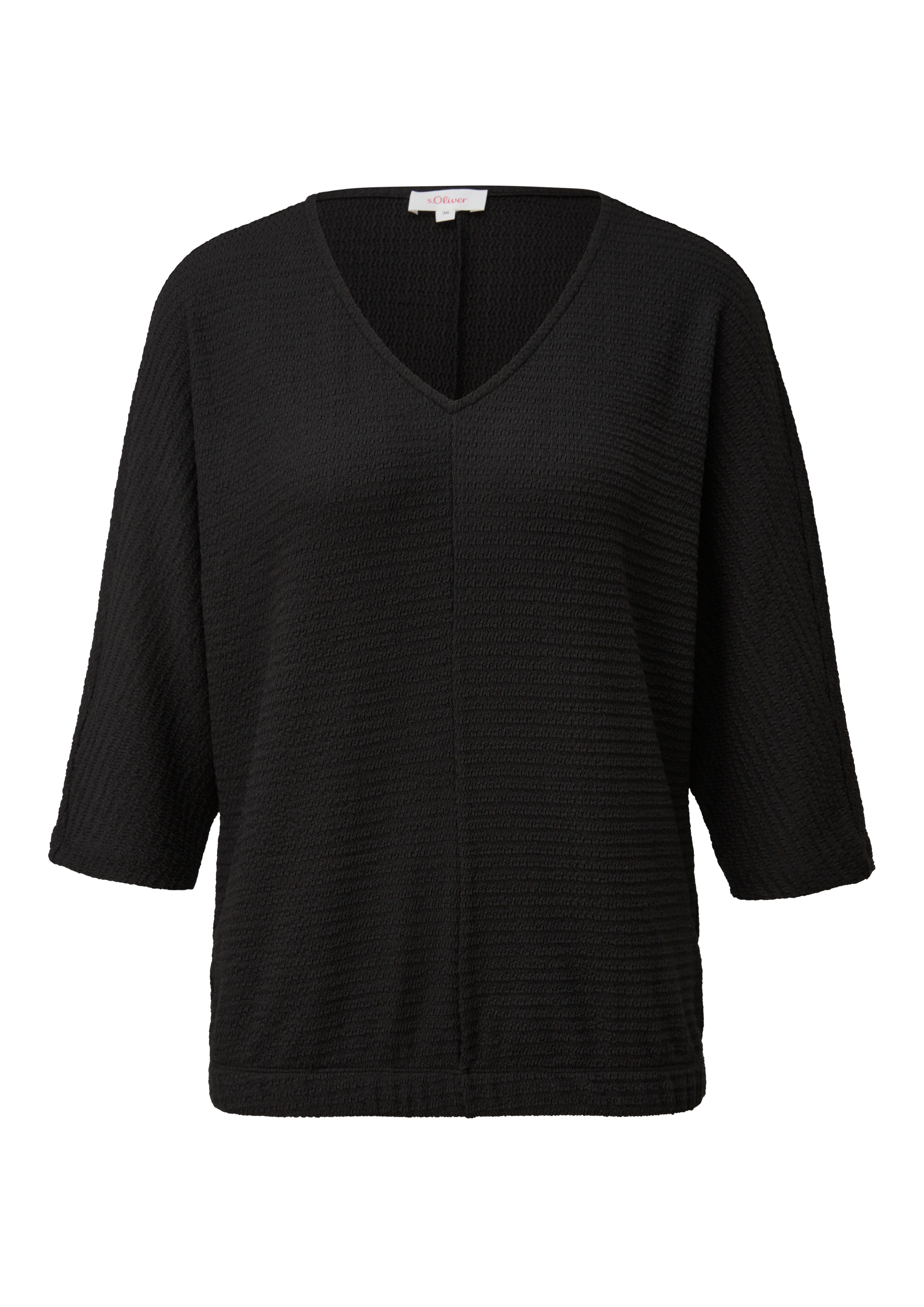 s.Oliver 3/4-Arm-Shirt mit Struktur