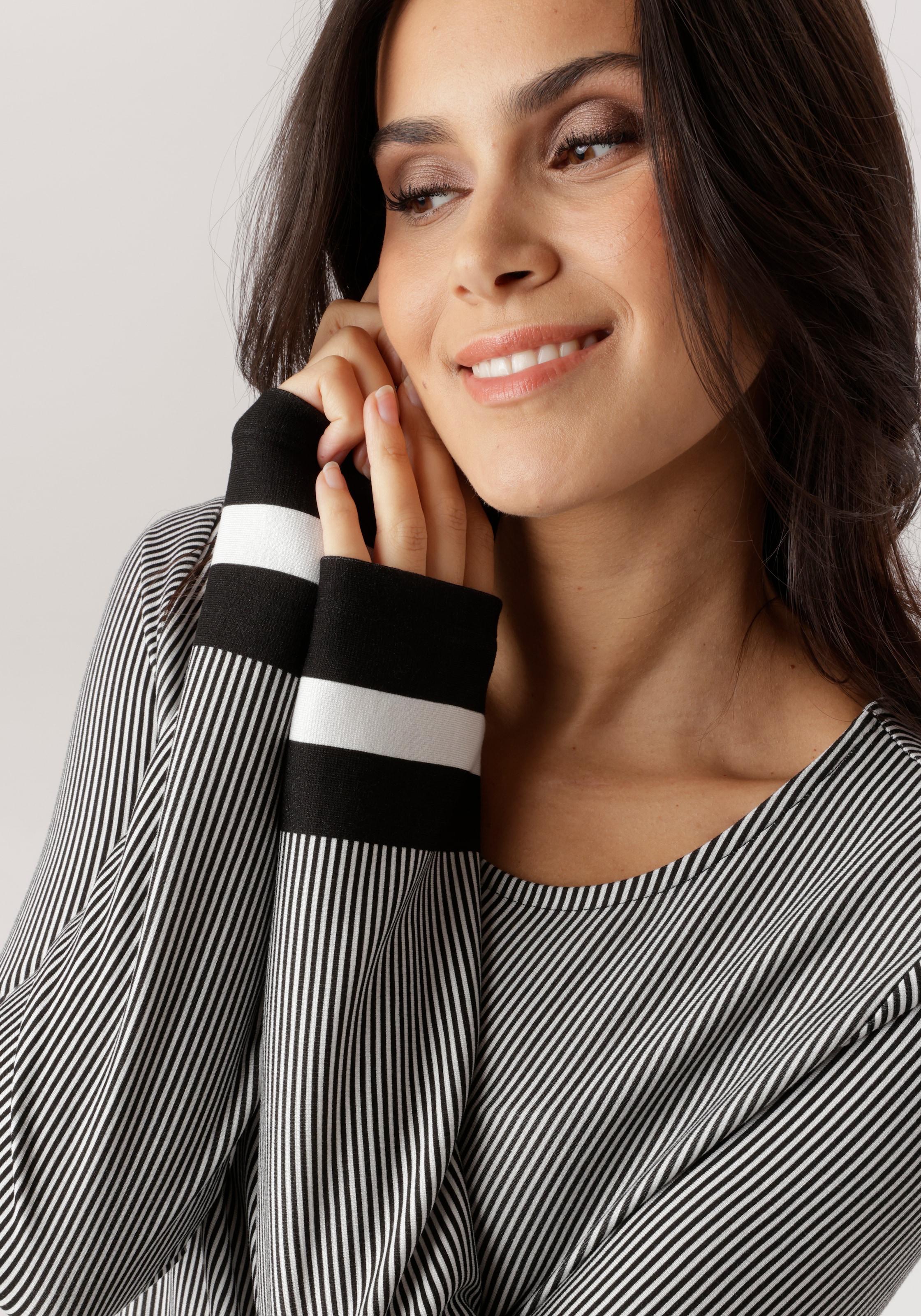 Aniston SELECTED Jerseykleid in leichter A-Linien-Form - NEUE KOLLEKTION