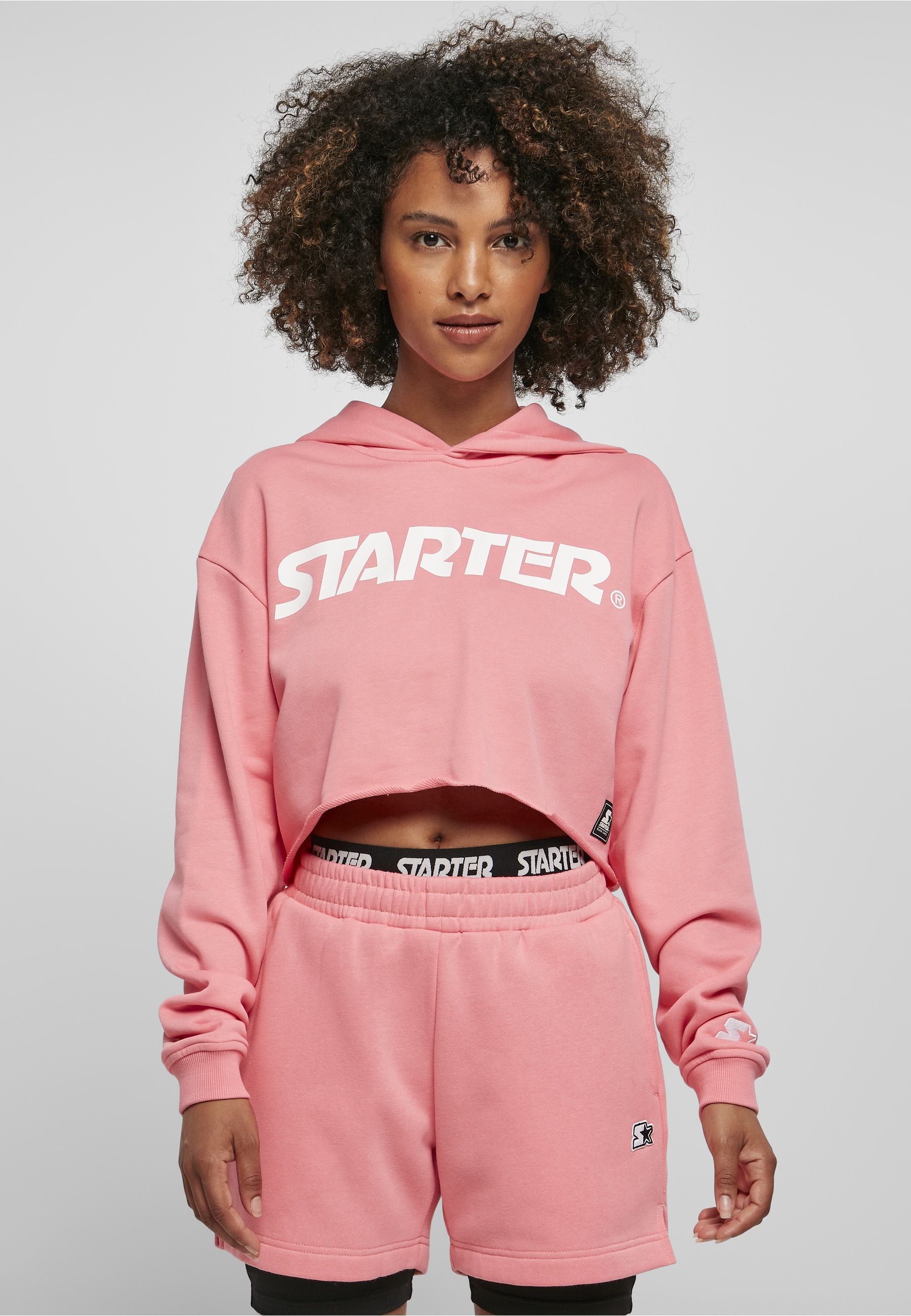 Starter Black Label Rundhalspullover »Starter Black Label Damen Ladies Starter Cropped Hoody« 1 Stk.