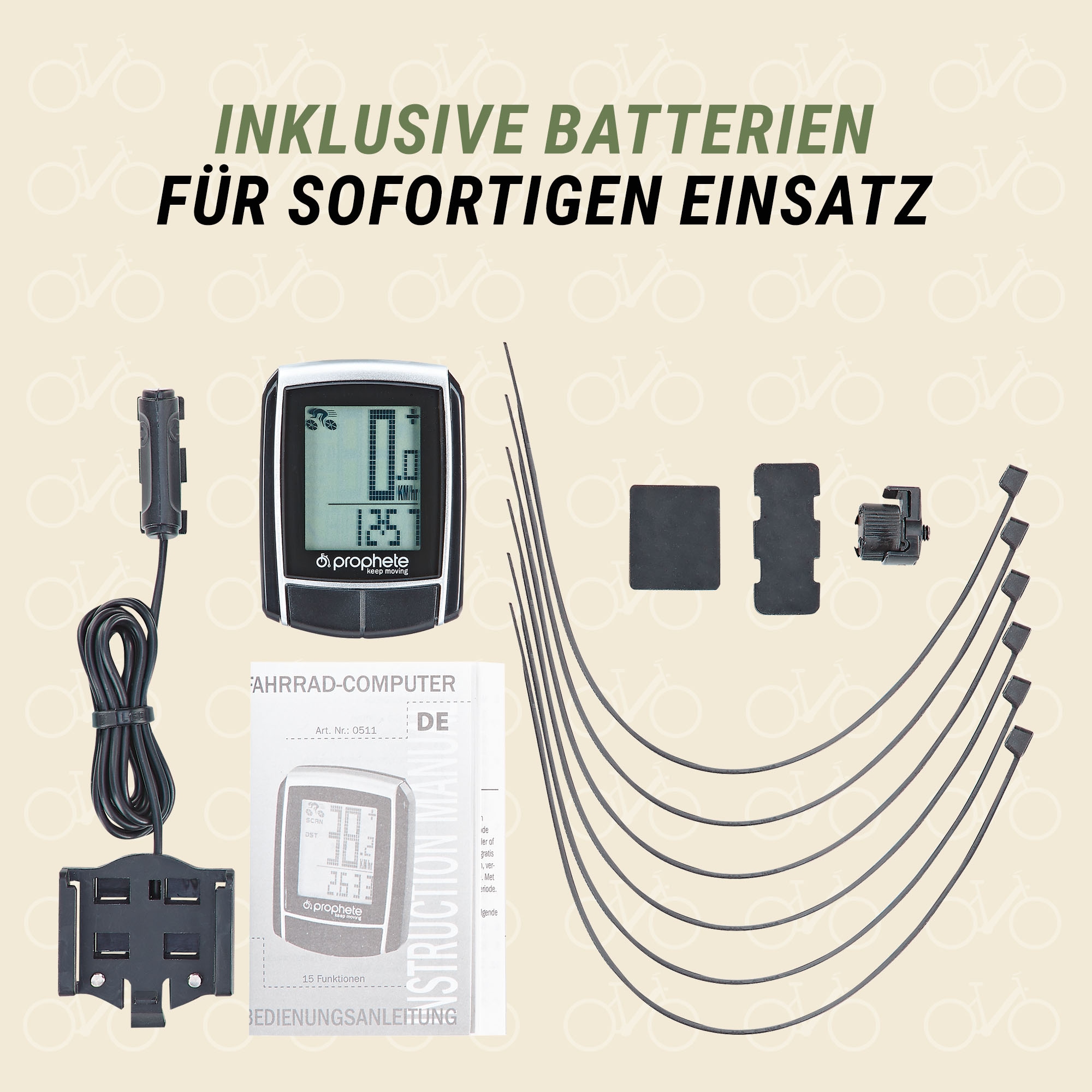 Prophete Fahrradcomputer