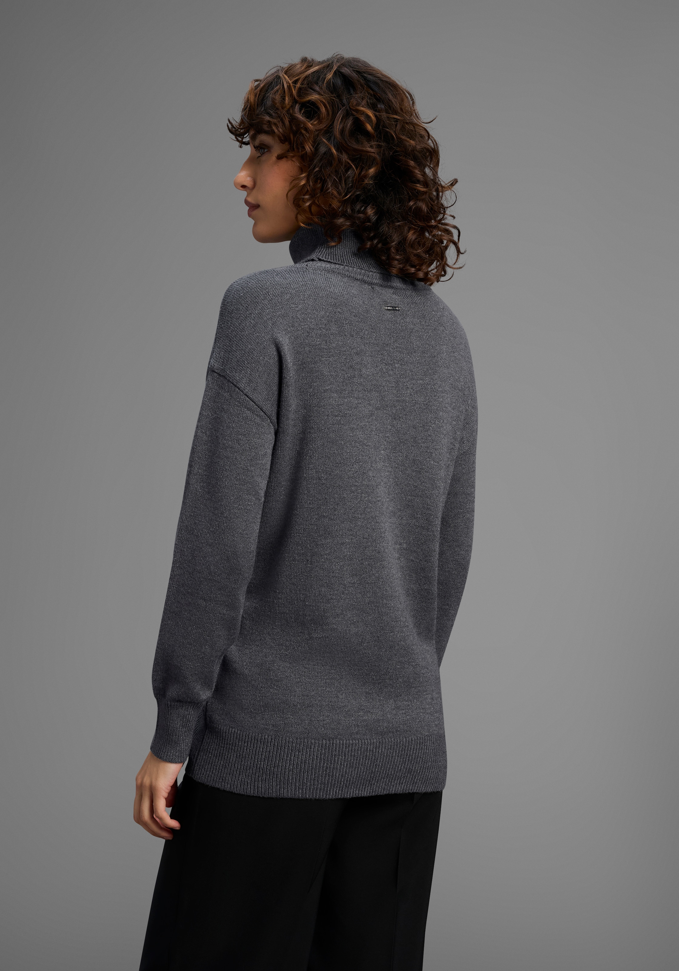 Laura Scott Rollkragenpullover, in lässiger Form mit Strukturstrick - NEUE KOLLEKTION