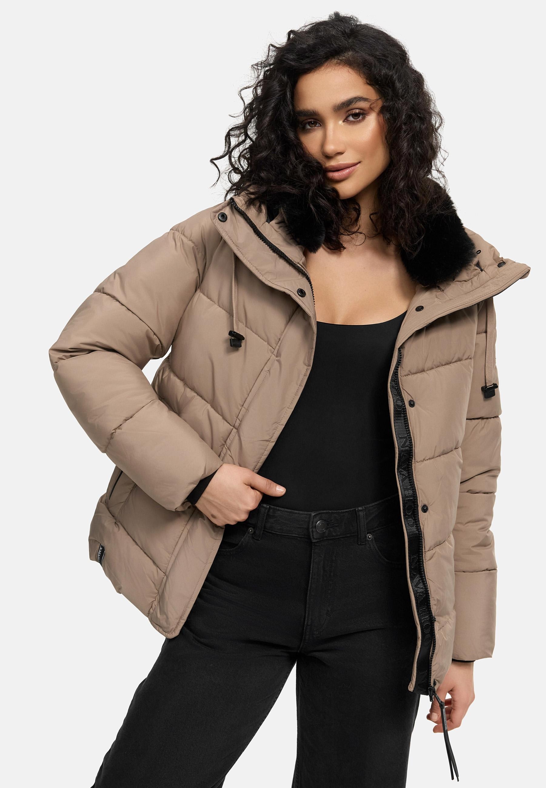 Navahoo Steppjacke »Sag ja XIV«, mit Kapuze, Warme gesteppte Winterjacke mit Kapuze