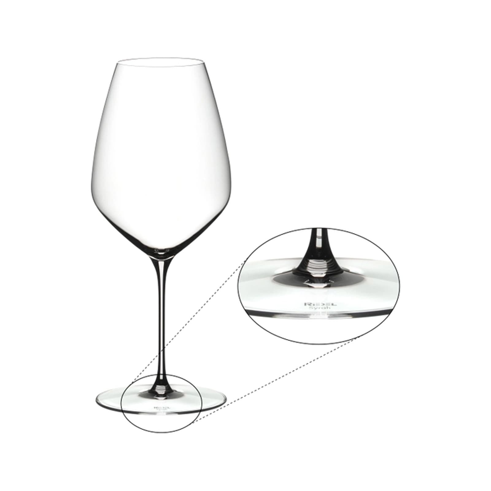 RIEDEL THE WINE GLASS COMPANY Rotweinglas »Syrah / Shiraz Weingläser Veloce 720 ml 2er Set transparent«