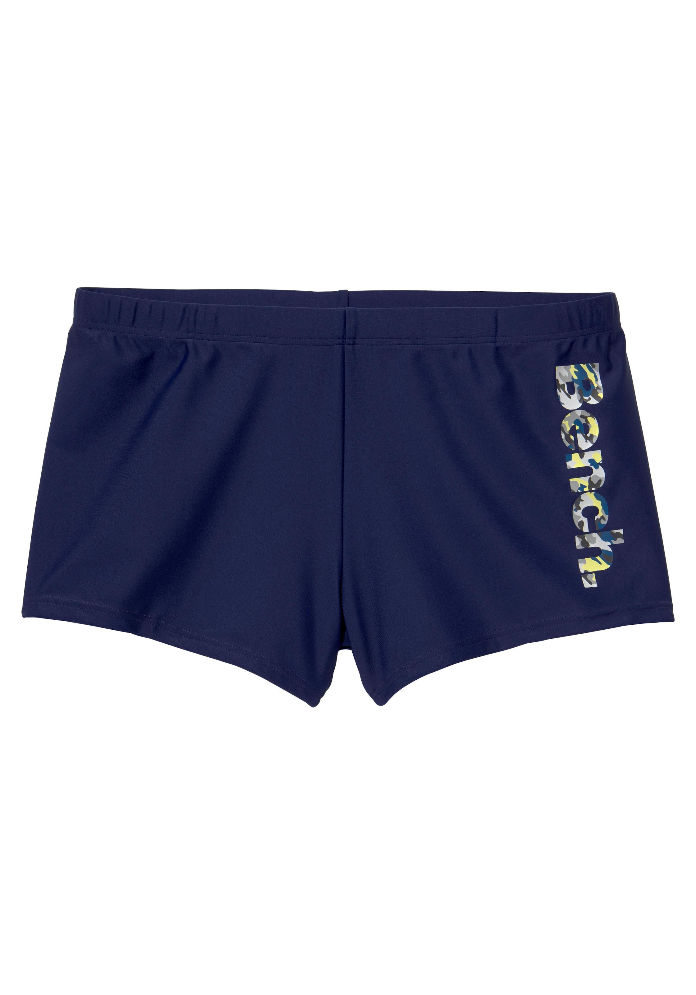 Bench. Boxer-Badehose, mit coolem Logo in Tarnfarben-Optik günstig online kaufen