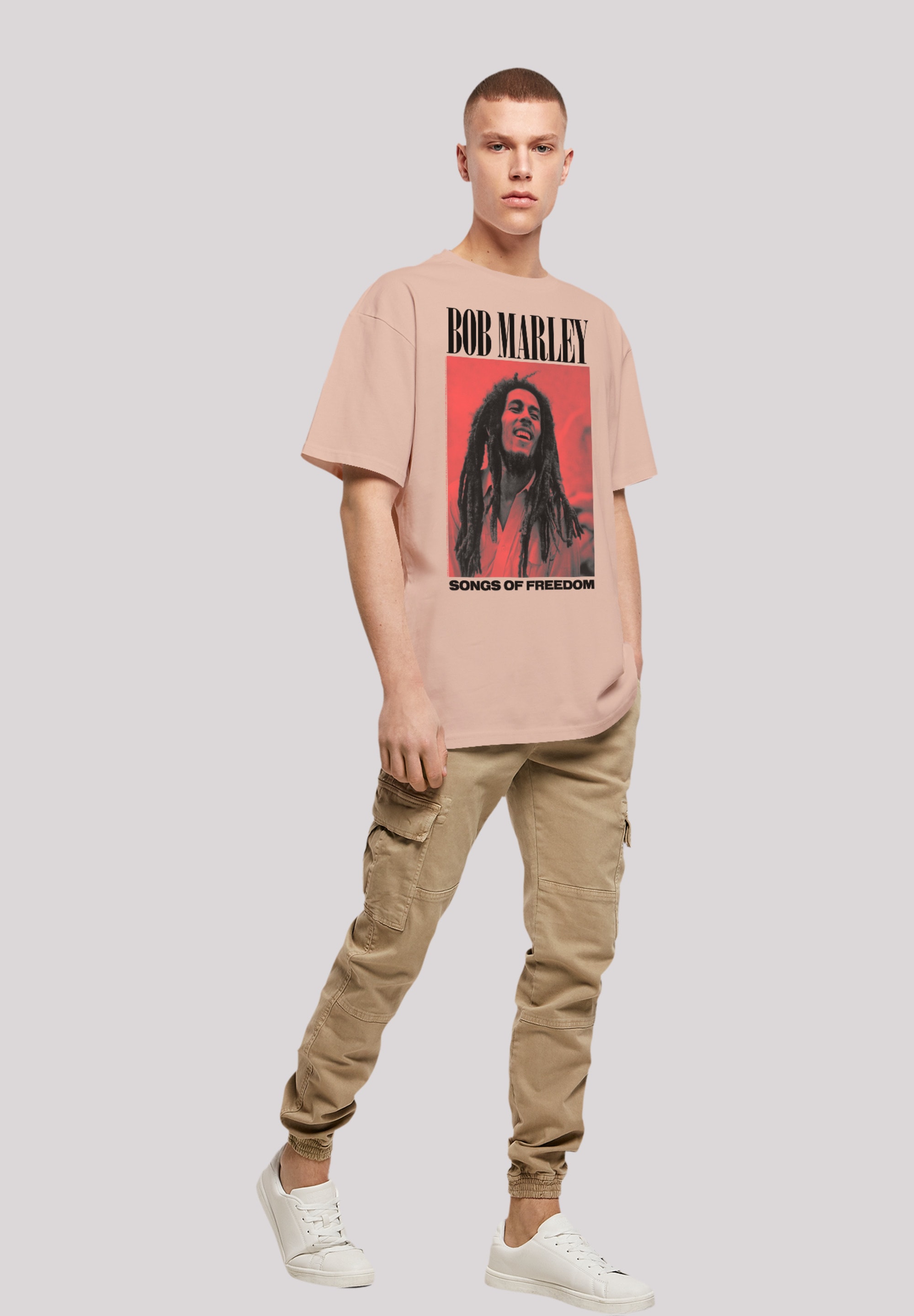 F4NT4STIC T-Shirt »Bob Marley Songs Of Freedom Reggae Music«, Premium Qualität, Musik, By Rock Off