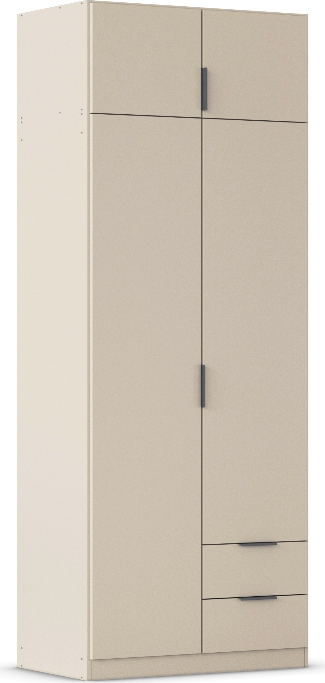 rauch Kleiderschrank "Drehtürenschrank Schrank Garderobe Ankleide Schlafzimmer LAGOA" 3 verschiedene Ausstattungen BASIC/CLASSIC/PREMIUM (inkl. SOFT-CLOSE), mit geräumigen Schubladen, optional mit Aufsatz MADE IN GERMANY