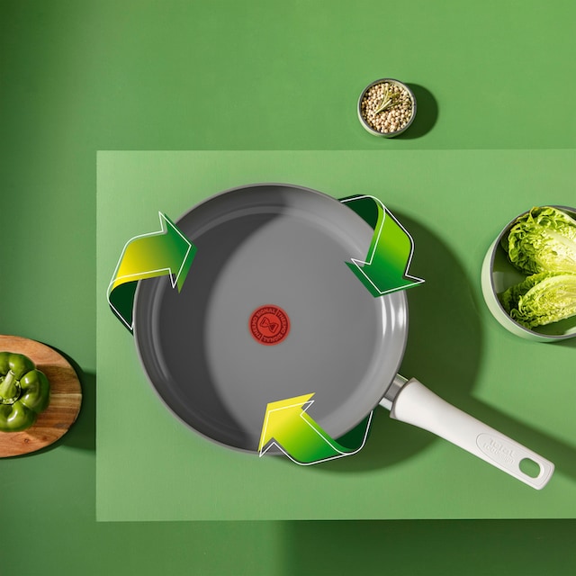 Tefal Bratpfanne »Renew On Bratpfanne«, Aluminium, (1 tlg.),  umweltfreundlich, recycelt, Thermo-Signal, Induktion kaufen | BAUR