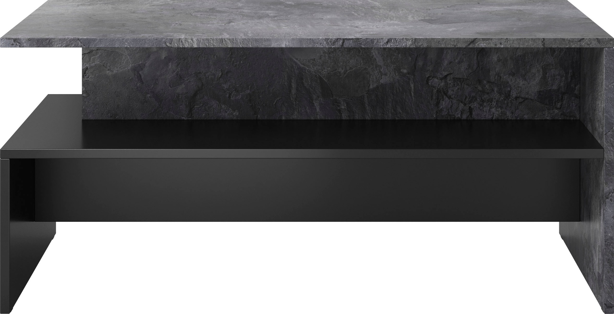 Couchtisch OTTO HOME "Baros", schwarz (schiefer, schwarz, schiefer), B:100cm H:45cm T:60cm, Tische, Couchtisch, 100 x 60 cm