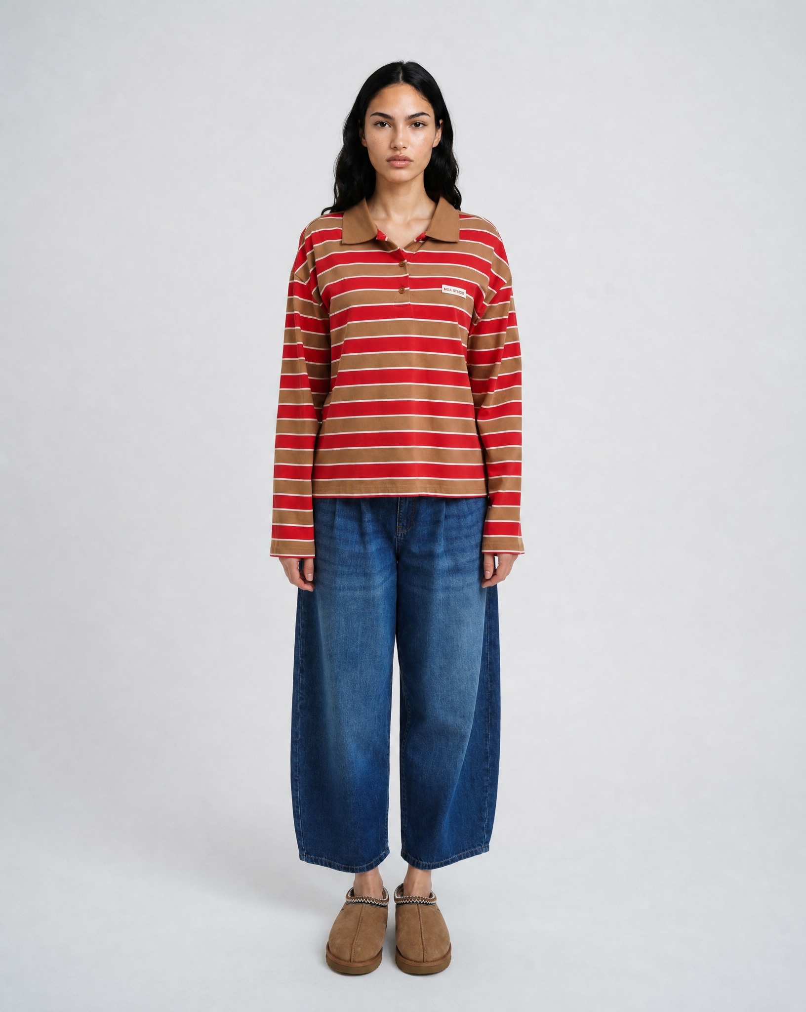 Smith & Soul Langarmshirt mit modischen Streifen