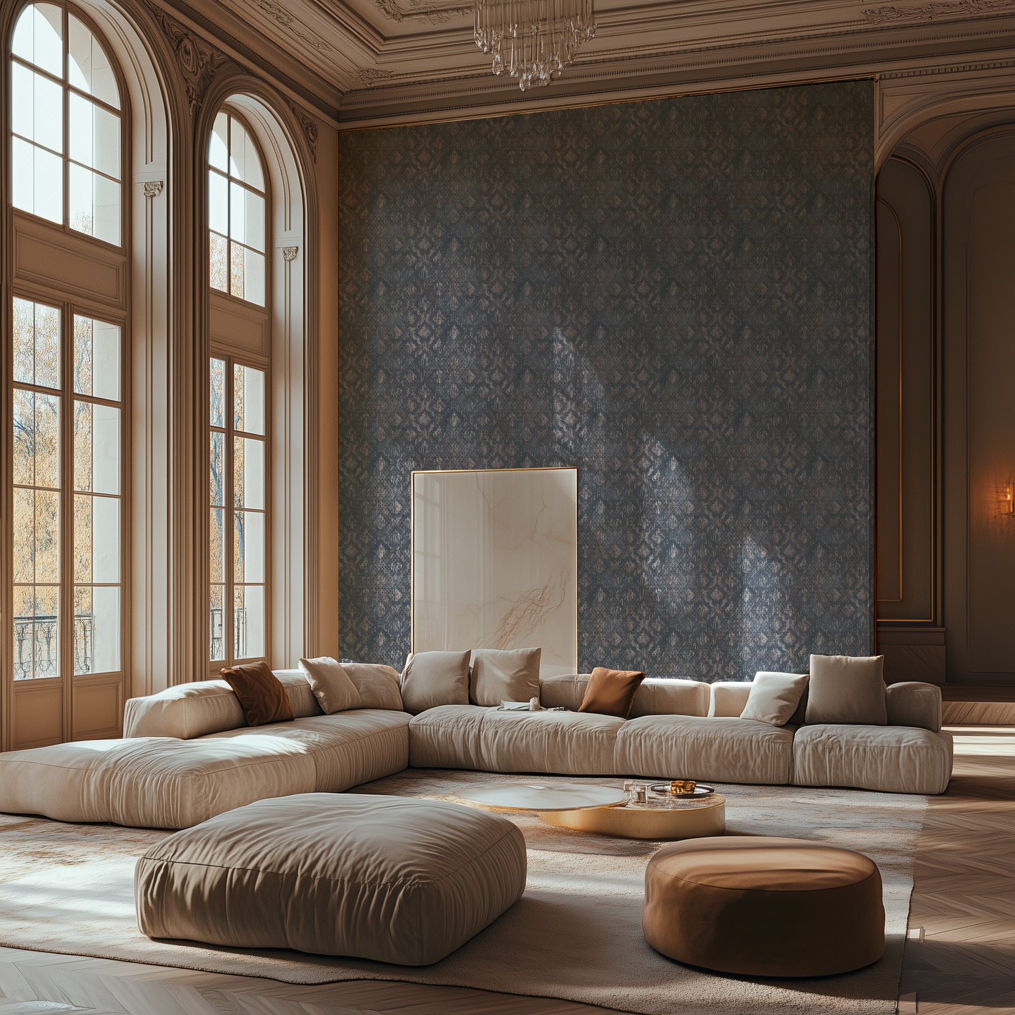 living walls Vliestapete »Ornamenttapete diverse Farben strukturiert vintage« Barock strukturiert