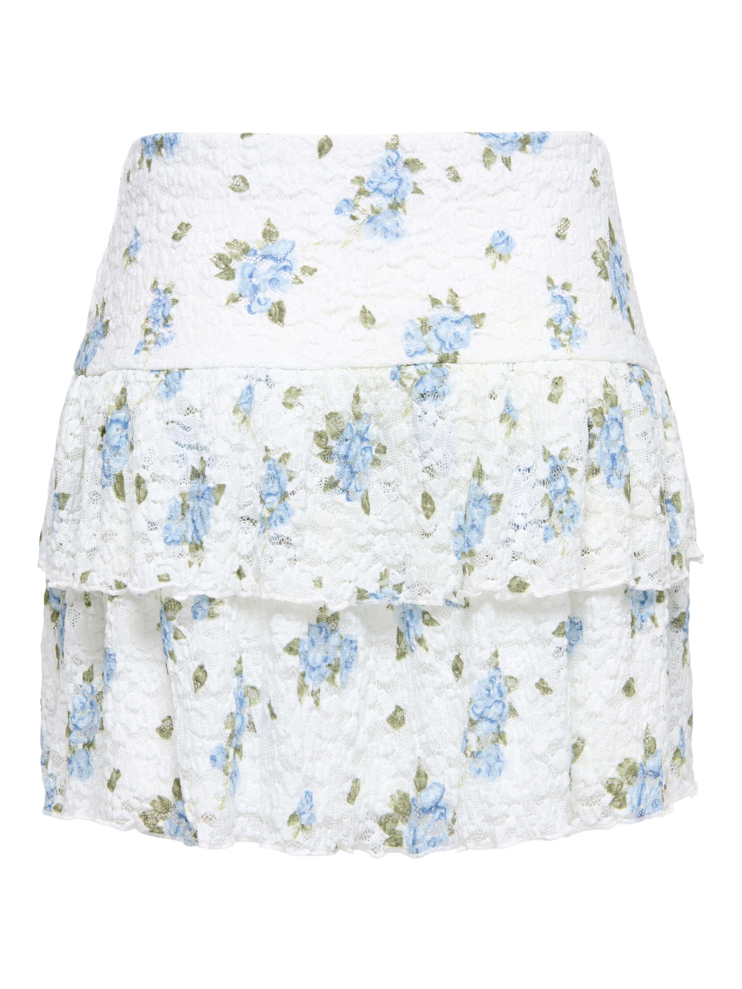 ONLY Minirock »ONLSAGA LACE MINI SKIRT« Materialmix