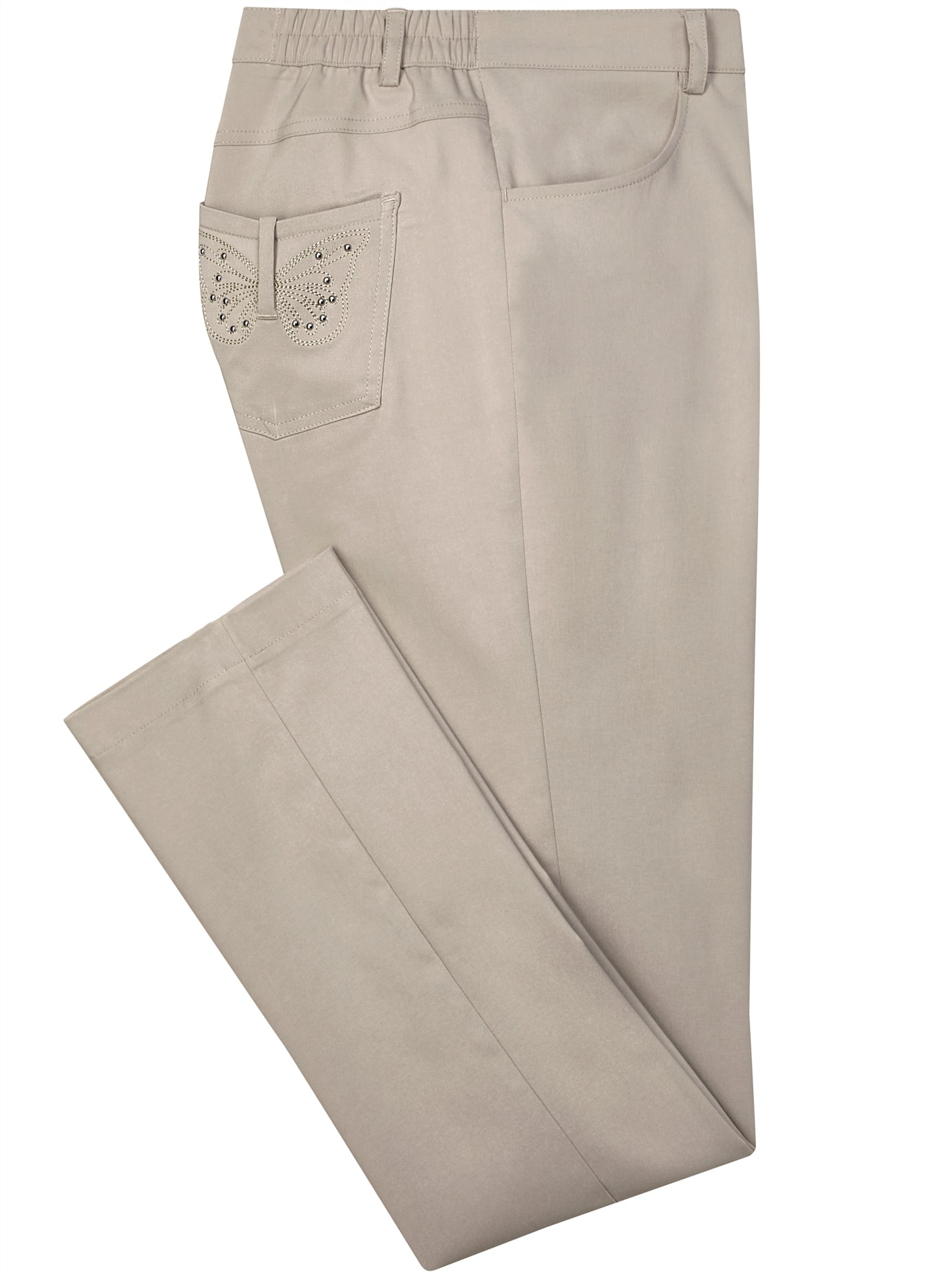 Webhose Classic Basics Women Trousers Beige 20 3