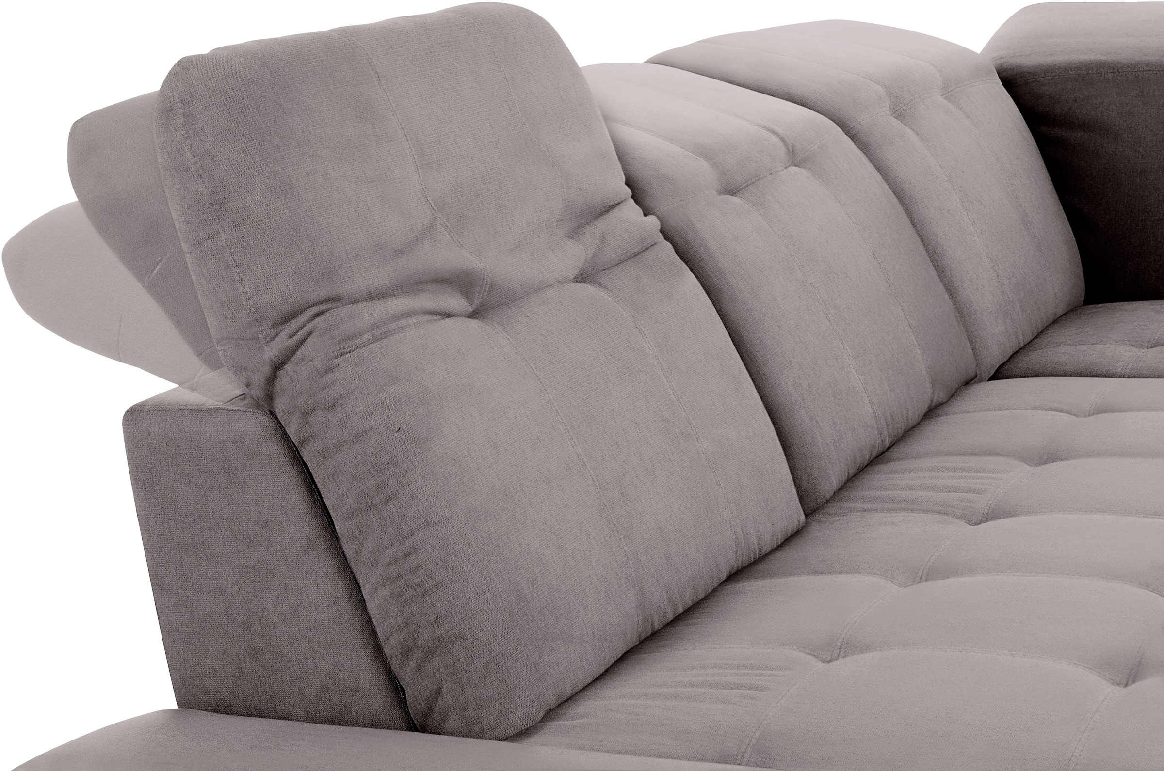 COTTA Ecksofa »Holiday L-Form mit Sitztiefen-, Armteil- und Kopfteilverstellung« wahlweise mit Bettfunktion & Bettkasten