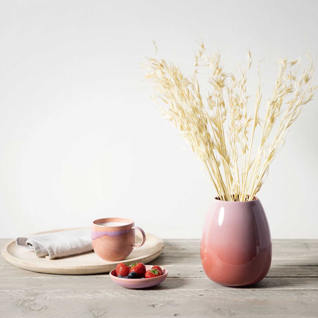 like. by Villeroy & Boch Dekovase »Vase Drop Perlemor Home 17,5 cm rosa«