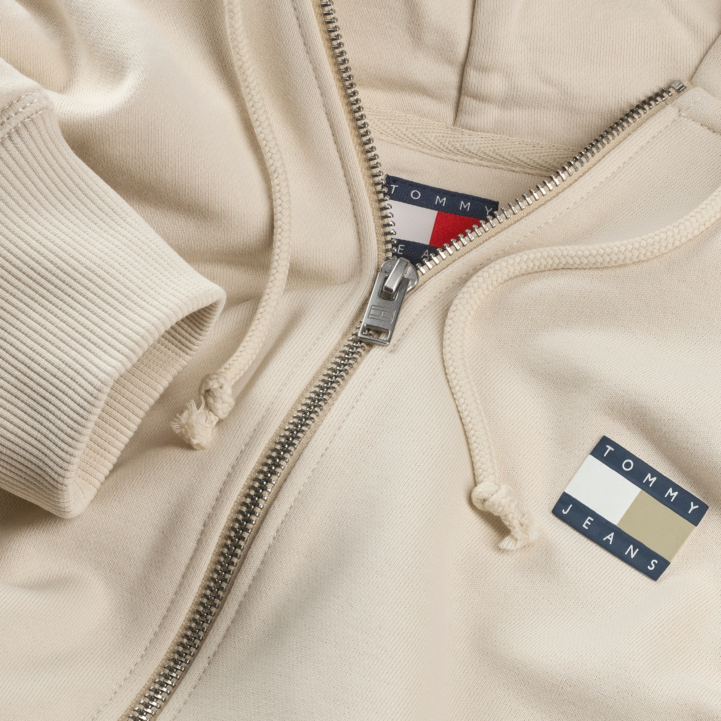 Tommy Jeans Kapuzensweatshirt »TJM CRP NEW CLASSICS ZIP THR«, Mit Rundhalsausschnitt