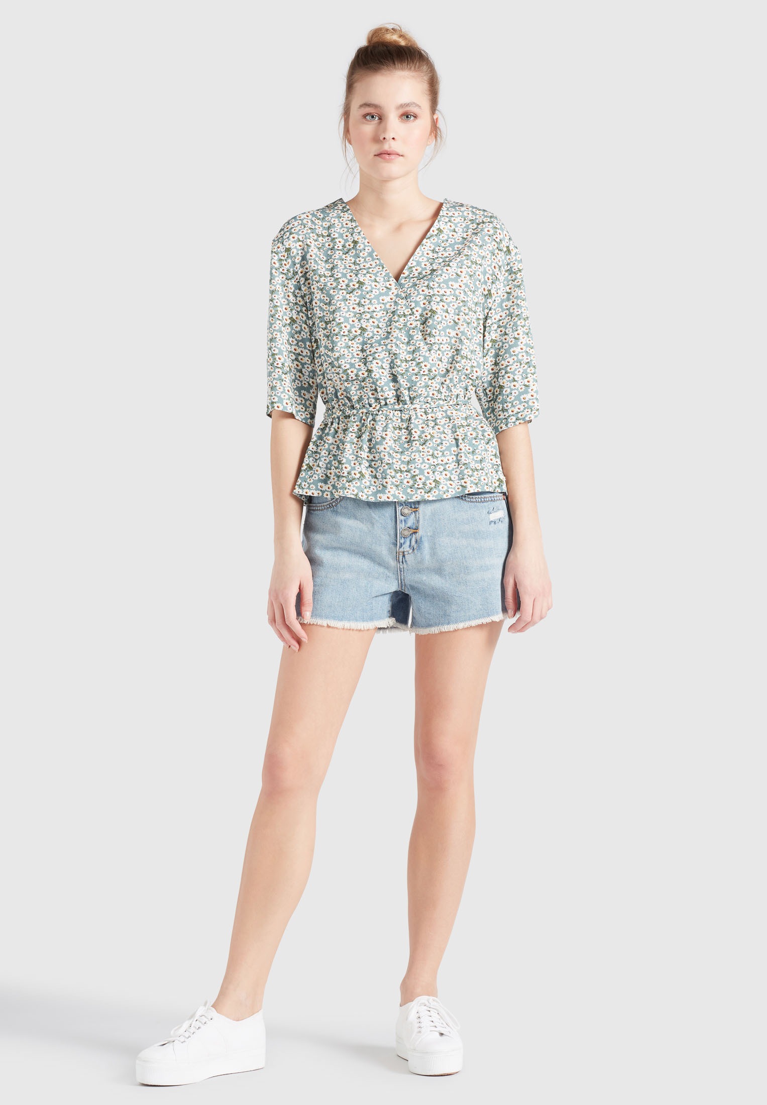 khujo Shirtbluse »RINALDA«, aus Viskose in Wickel-Optik