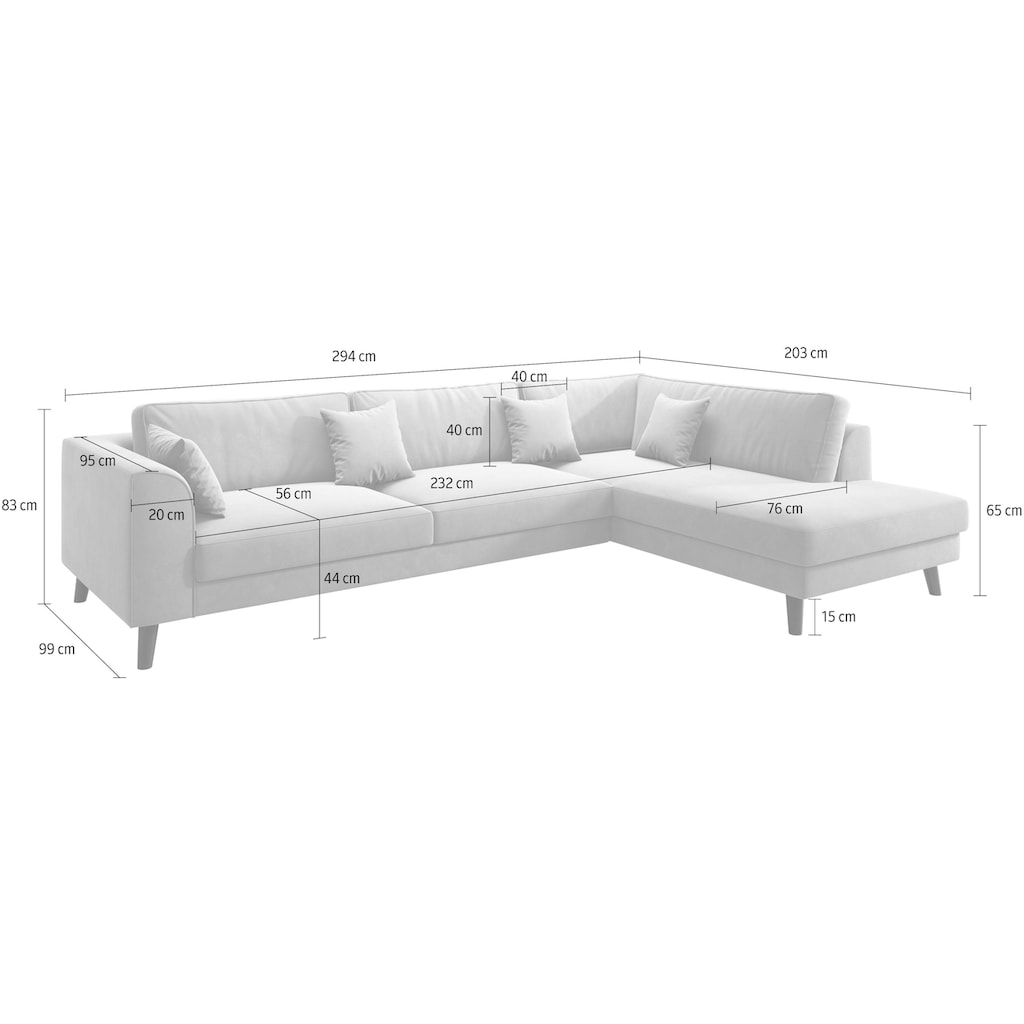 INOSIGN Ecksofa »Laurentia«