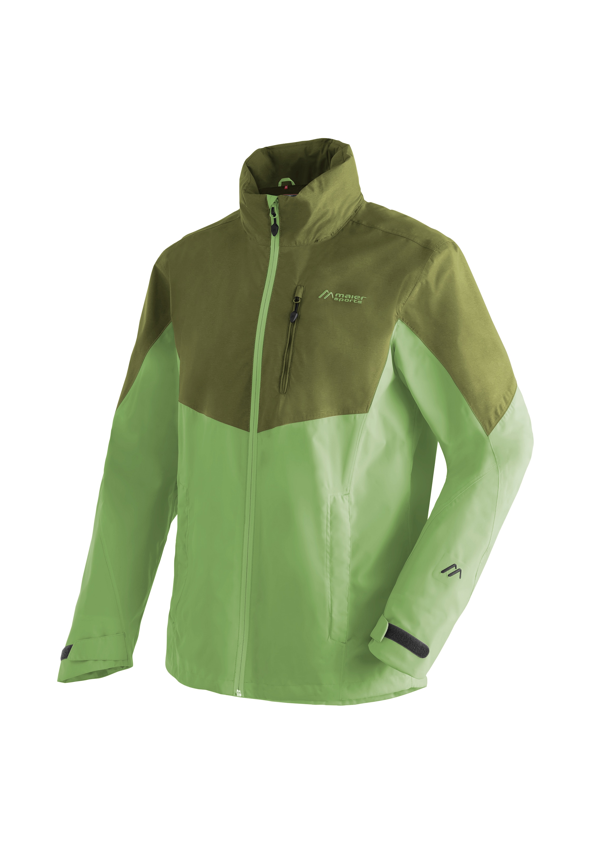 Maier Sports Funktionsjacke "Halny M", Sportliche Outdoorjacke mit zuverlässigem Wetterschutz