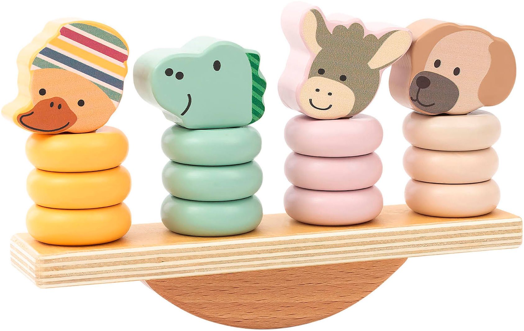 Sterntaler® Stapelspielzeug »Balancierspiel Holz« FSC® - schützt Wald