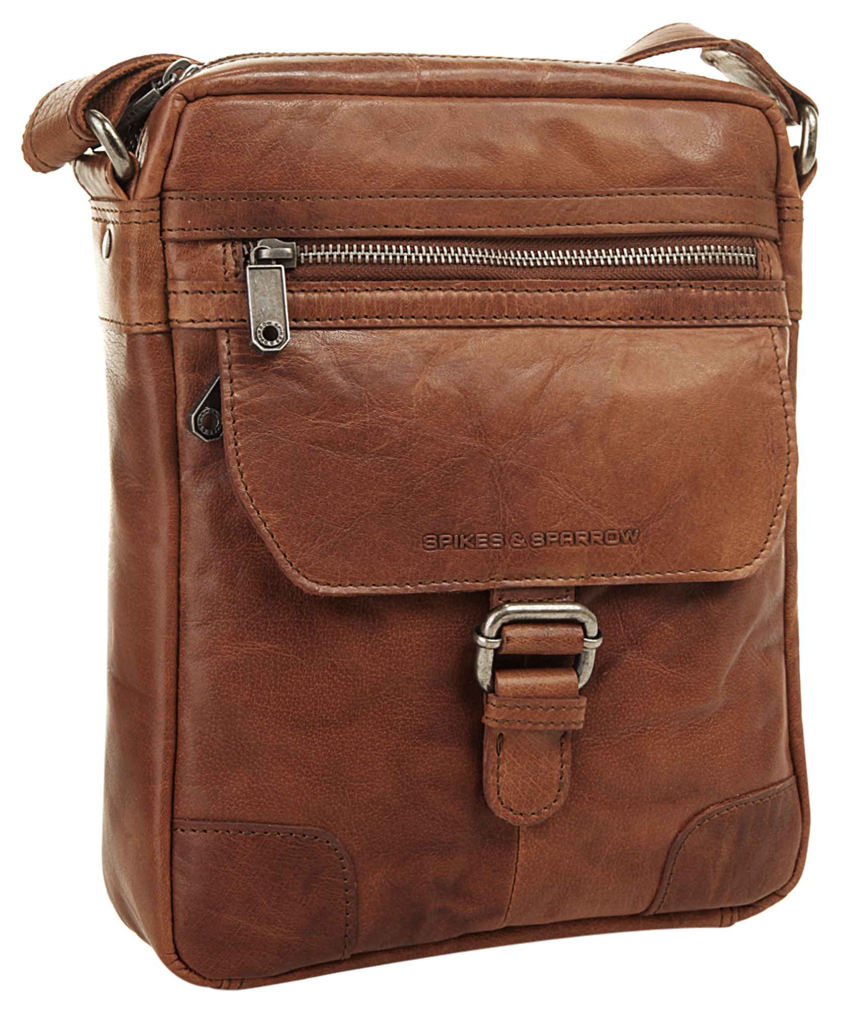 Spikes & Sparrow Umhängetasche echt Leder günstig online kaufen