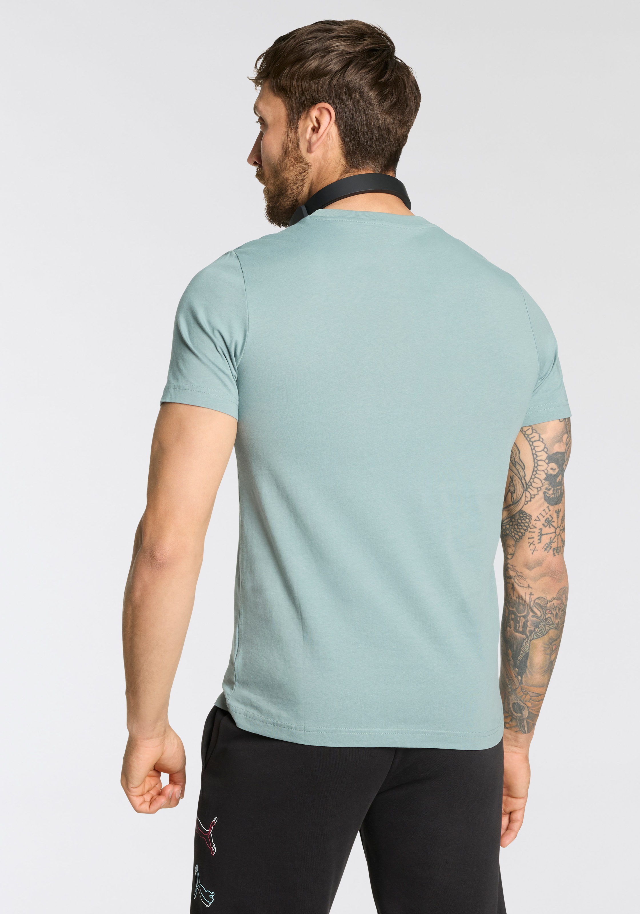 PUMA T-Shirt "ESS LOGO LAB HOG TEE", für Herren günstig online kaufen