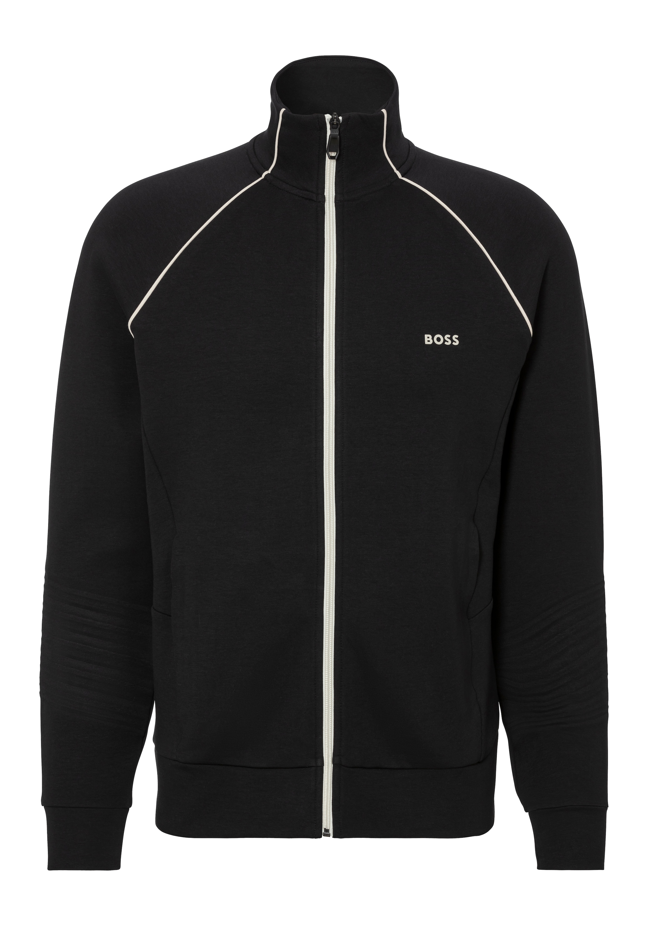 BOSS GREEN Sweatjacke "Skaz 1", mit Markenlabel