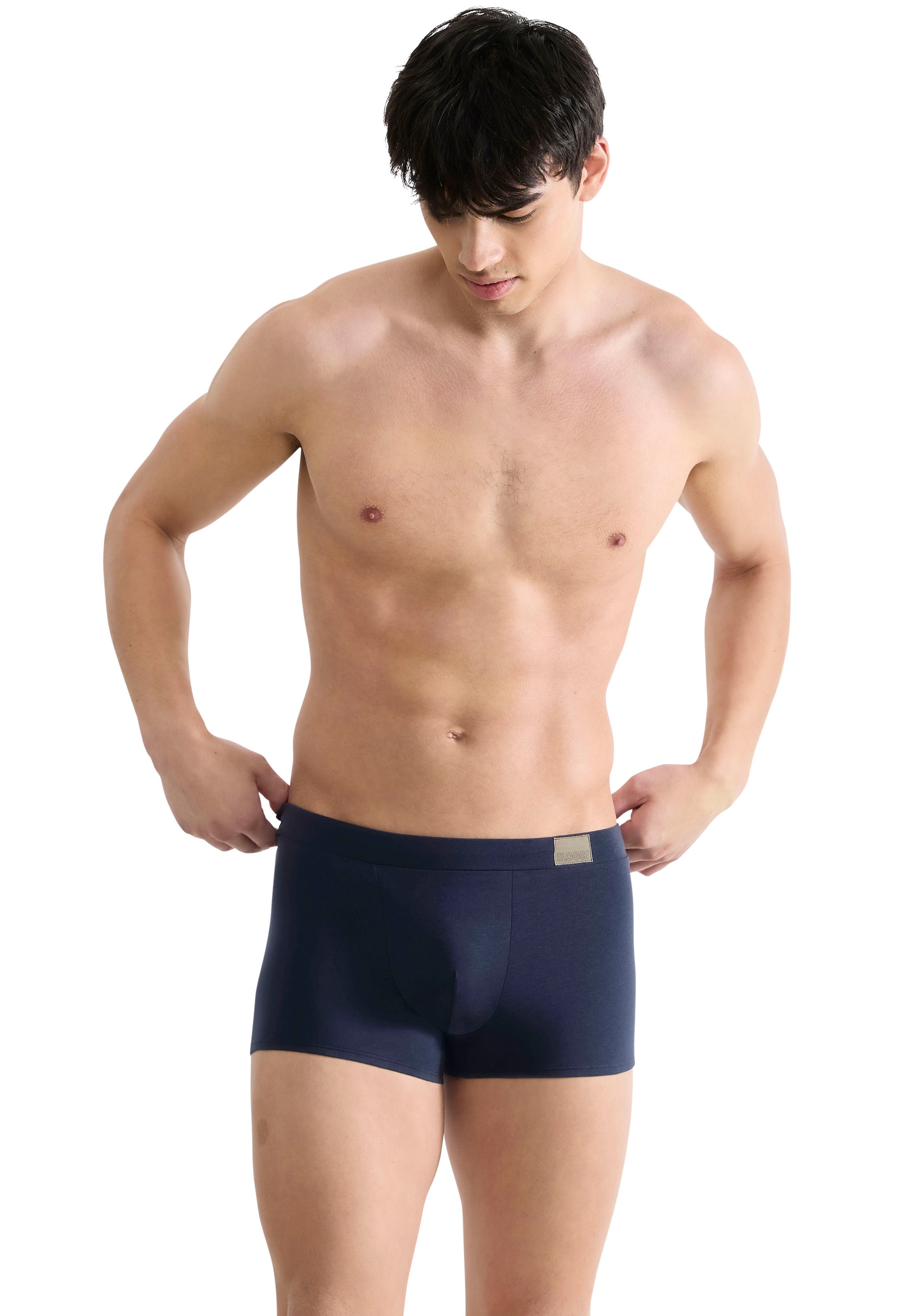 sloggi Hipster »Men GO Natural« Lässig, bequeme Basics, Baumwollmix, Soft-Bund, elastisch, weich