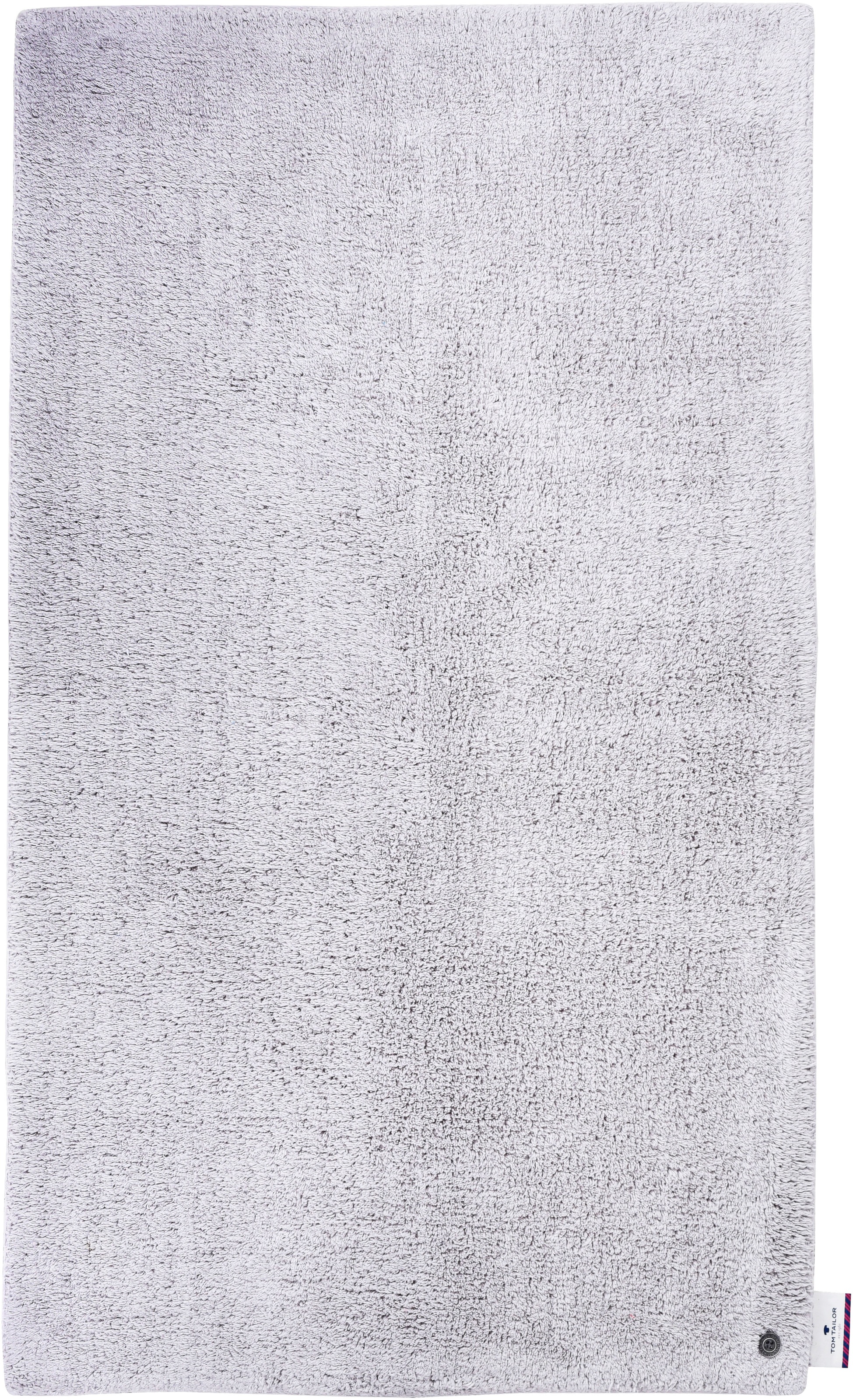 TOM TAILOR HOME Badematte "Cotton Double Uni" Höhe 20 mm beidseitig nutzbar günstig online kaufen